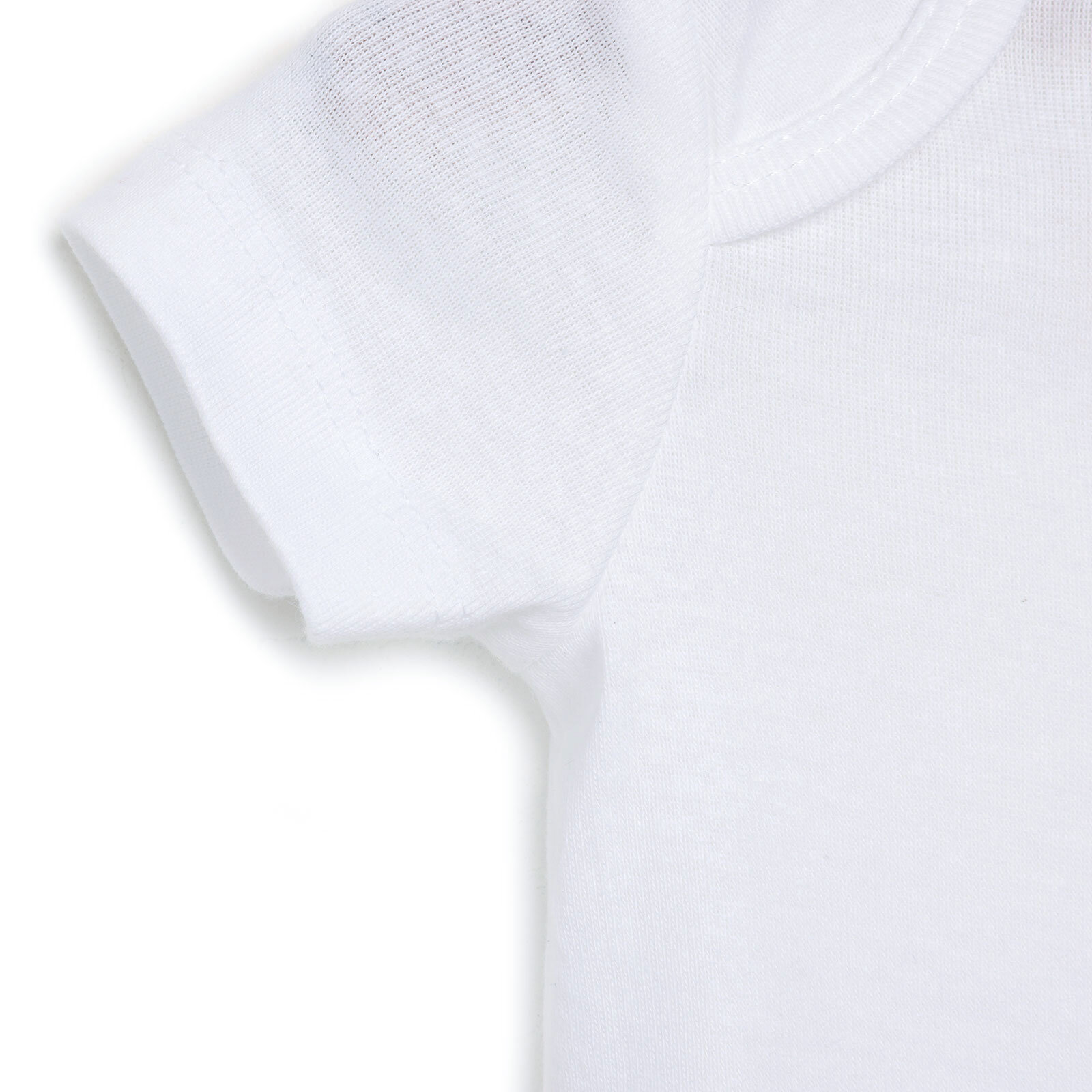 Unisex Beyaz Kısa Kol Body Unisex