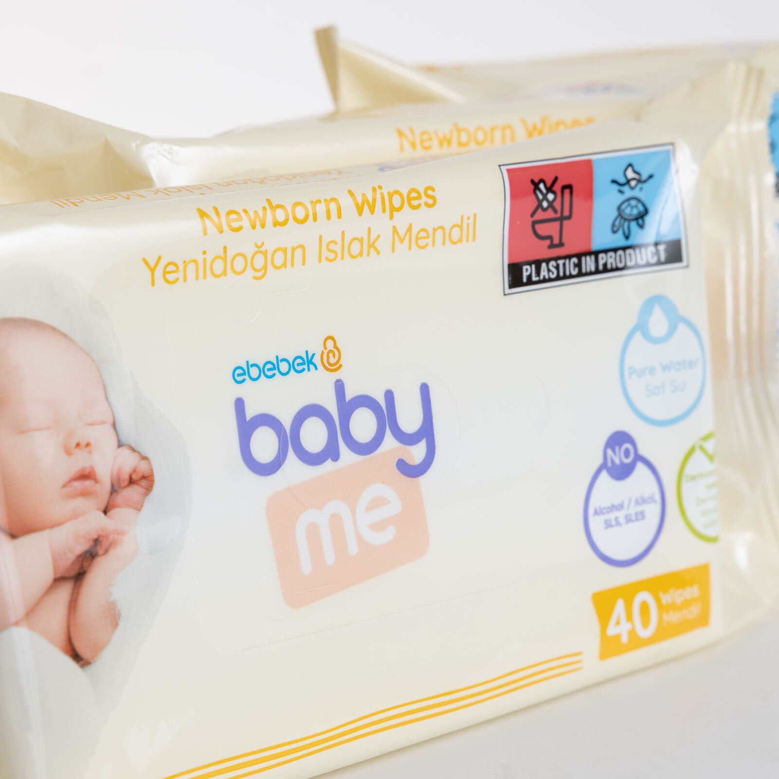 Yenidoğan Islak Mendil 3x40 Adet Yenidoğan Islak Mendil 3x40 Adet