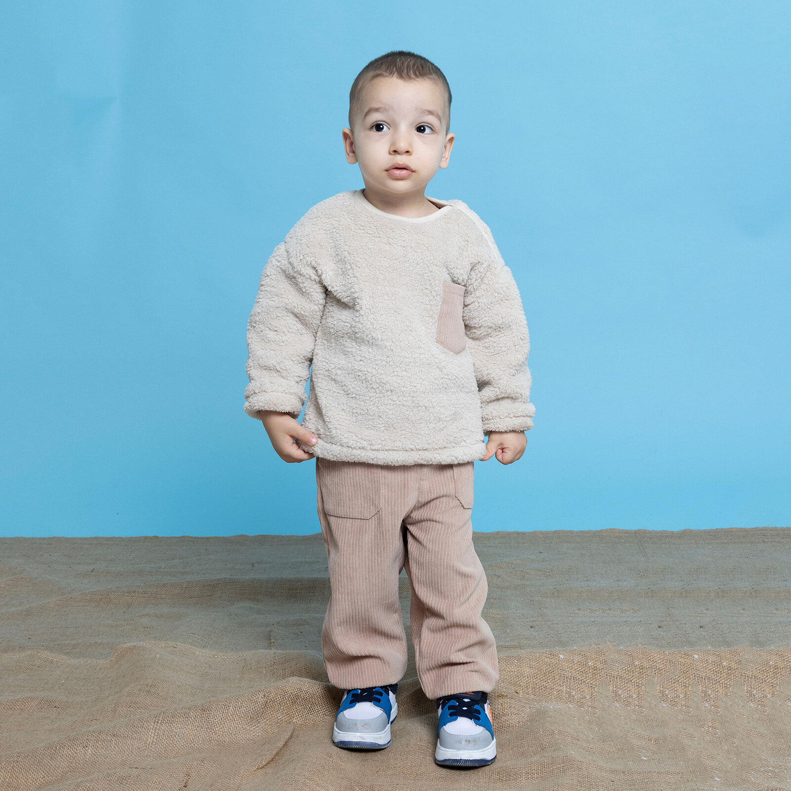 Coolest Sweatshirt-Patiksiz Alt Erkek Bebek