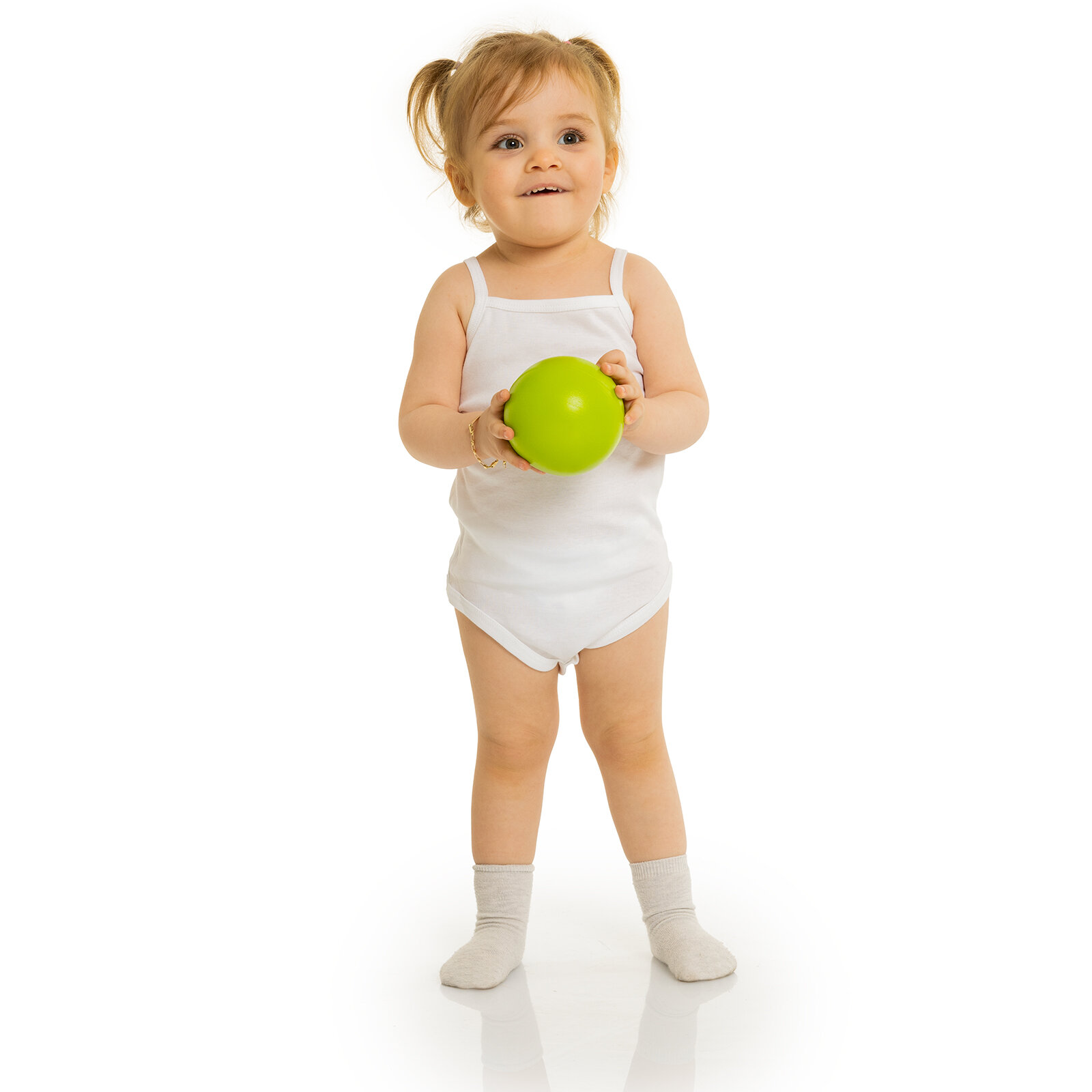 Unisex Beyaz İp Askılı Body Unisex