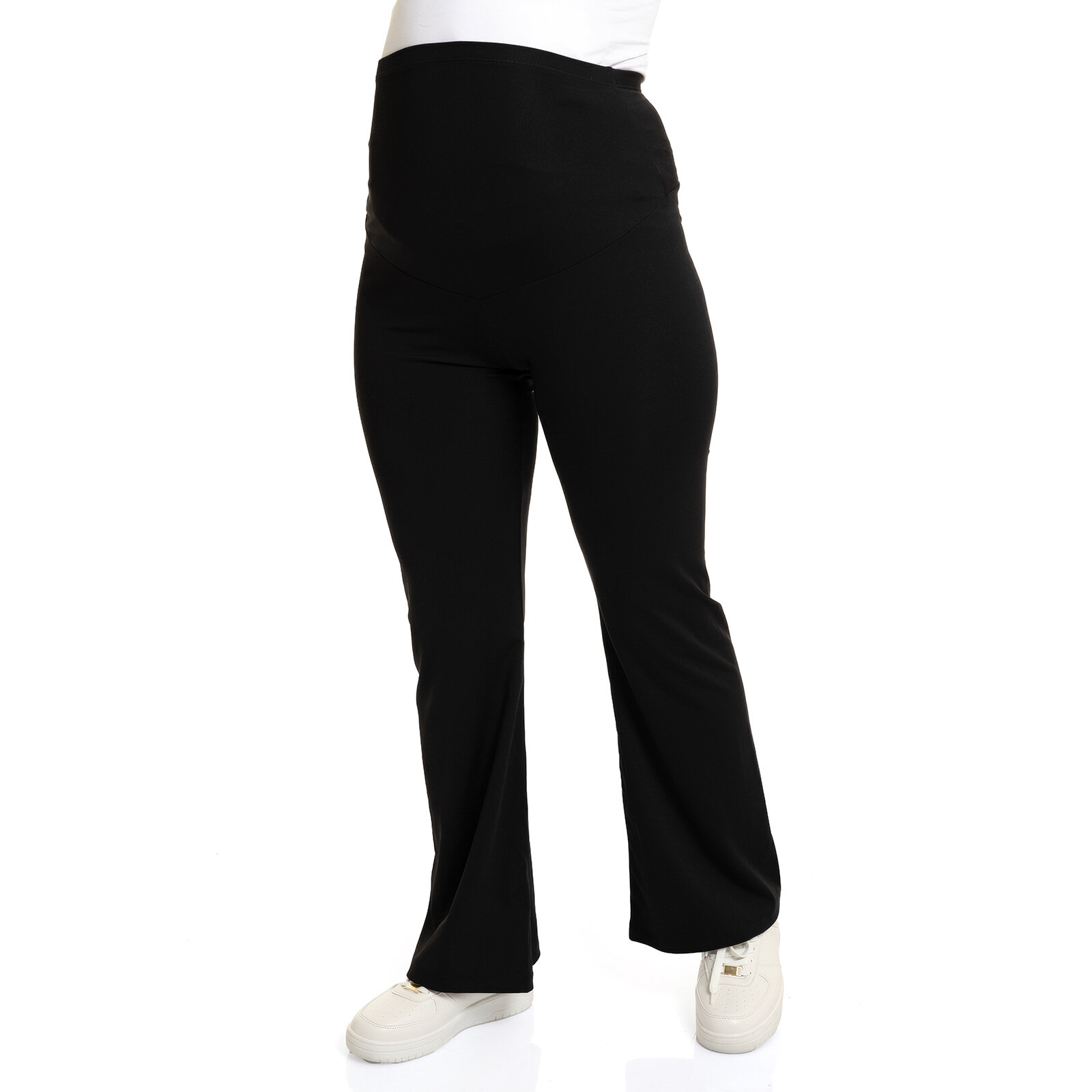 Panelli İspanyol Paça Hamile Tayt Anne Giyim Panelli İspanyol Paça Hamile Tayt Anne Giyim