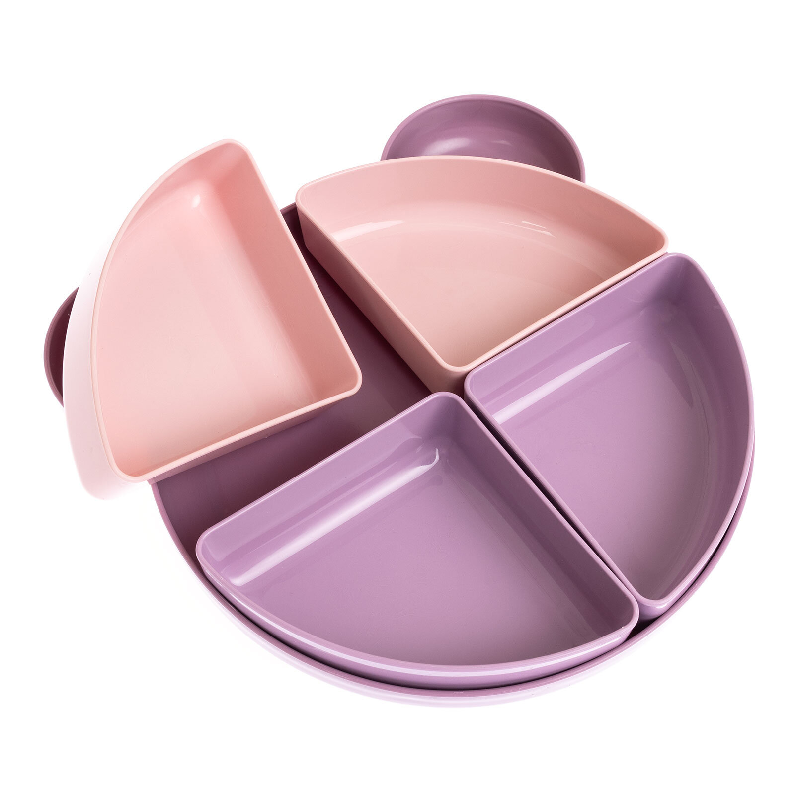 7 parça yemek seti Lila-Mor