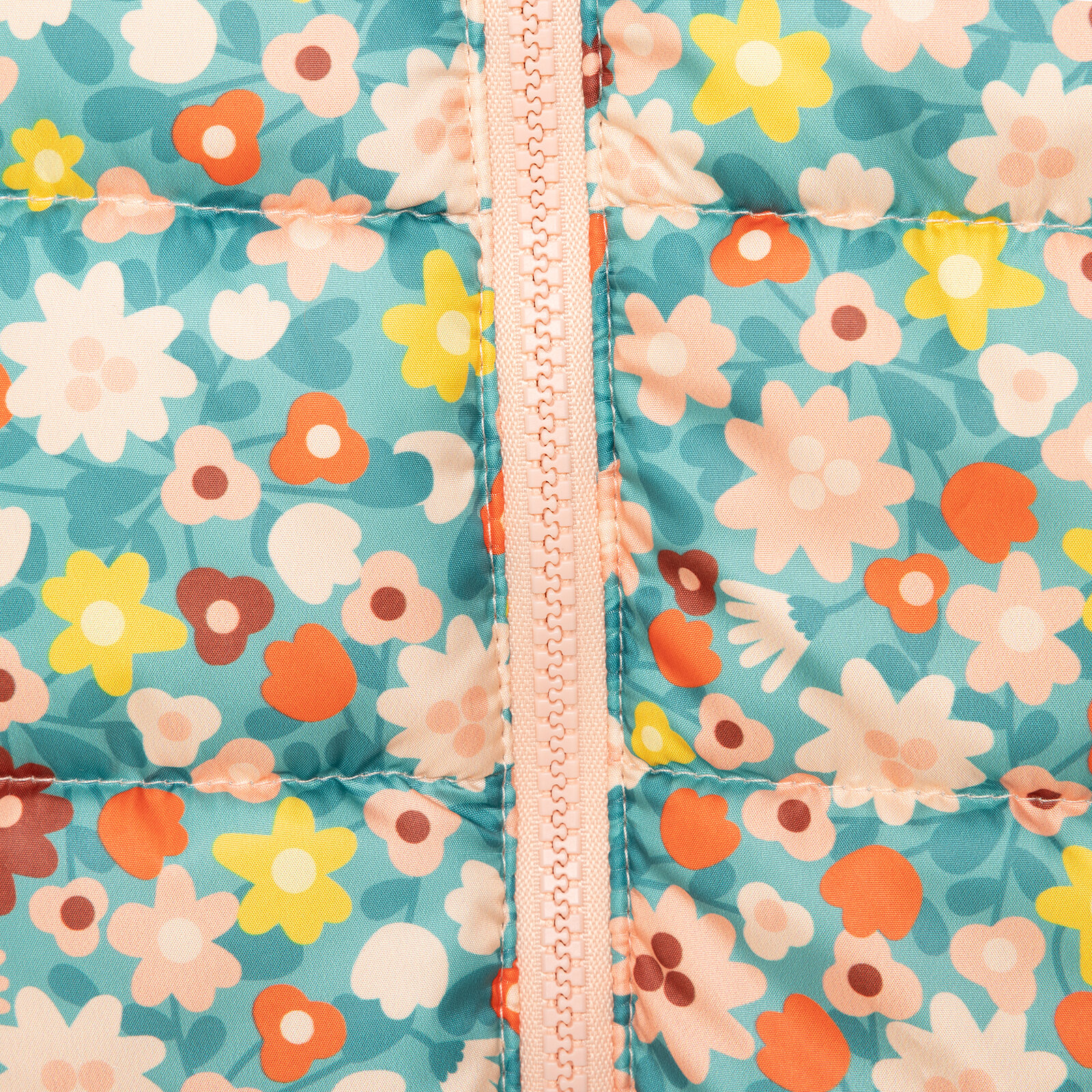 Basic Çiçek Baskılı Kulaklı Kapüşonlu Mont Kız Bebek Basic Çiçek Baskılı Kulaklı Kapüşonlu Mont Kız Bebek