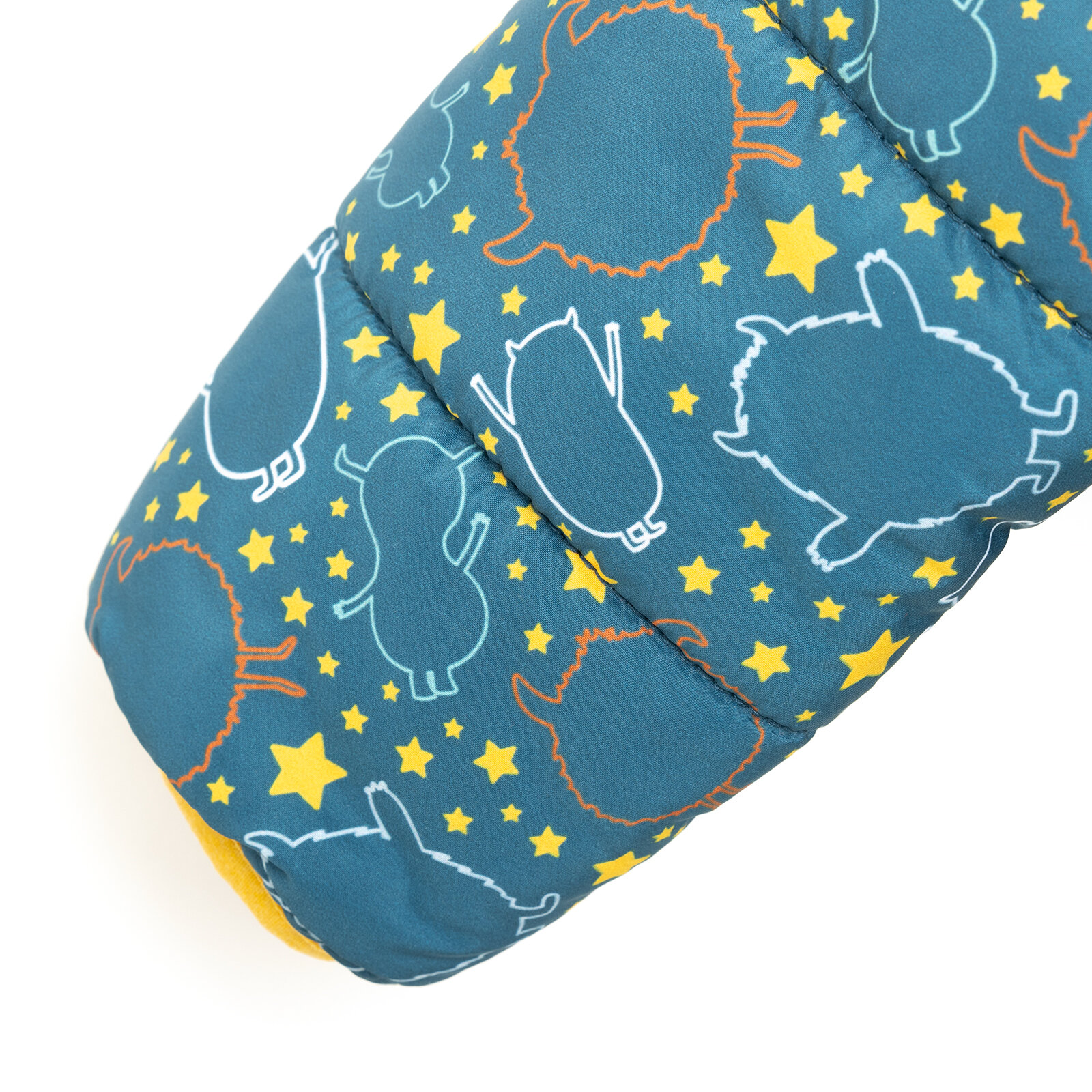 Basic Mikrop Baskılı Kulaklı Kapüşonlu Mont