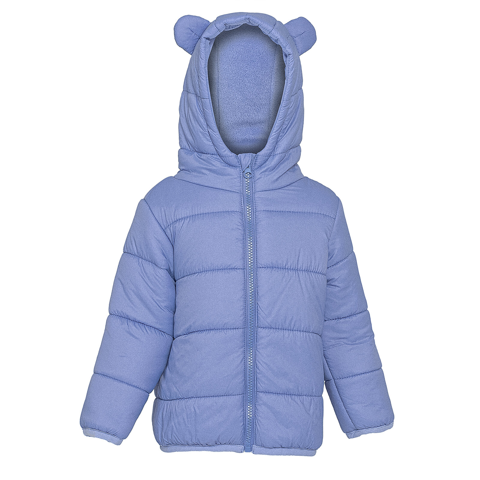 Basic Kulaklı Kapüşonlu Mont Kız Bebek