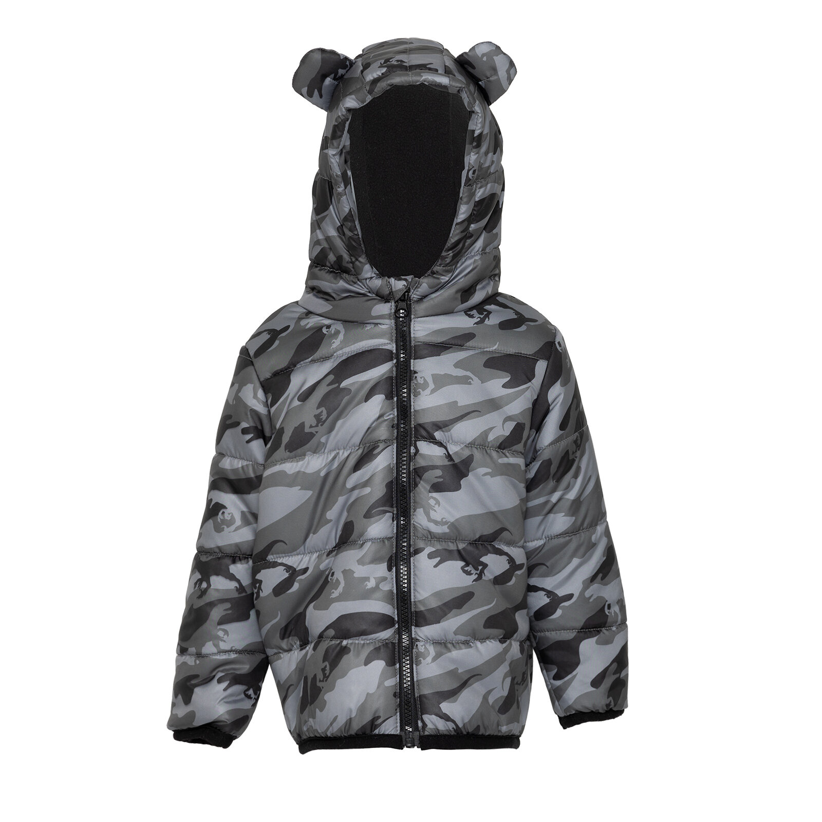 Basic Metraj Baskılı Kulaklı Kapüşonlu Mont Erkek Bebek Basic Metraj Baskılı Kulaklı Kapüşonlu Mont Erkek Bebek