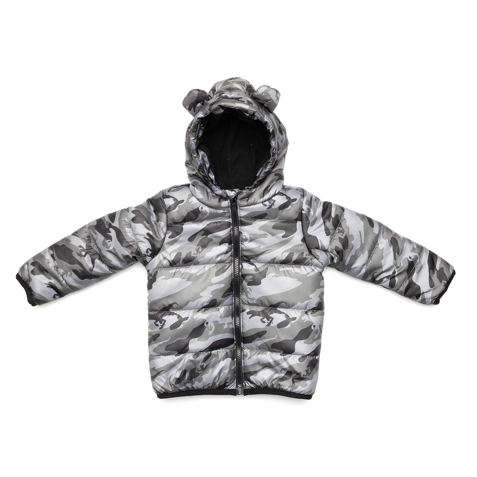 Basic Metraj Baskılı Kulaklı Kapüşonlu Mont Erkek Bebek Basic Metraj Baskılı Kulaklı Kapüşonlu Mont Erkek Bebek