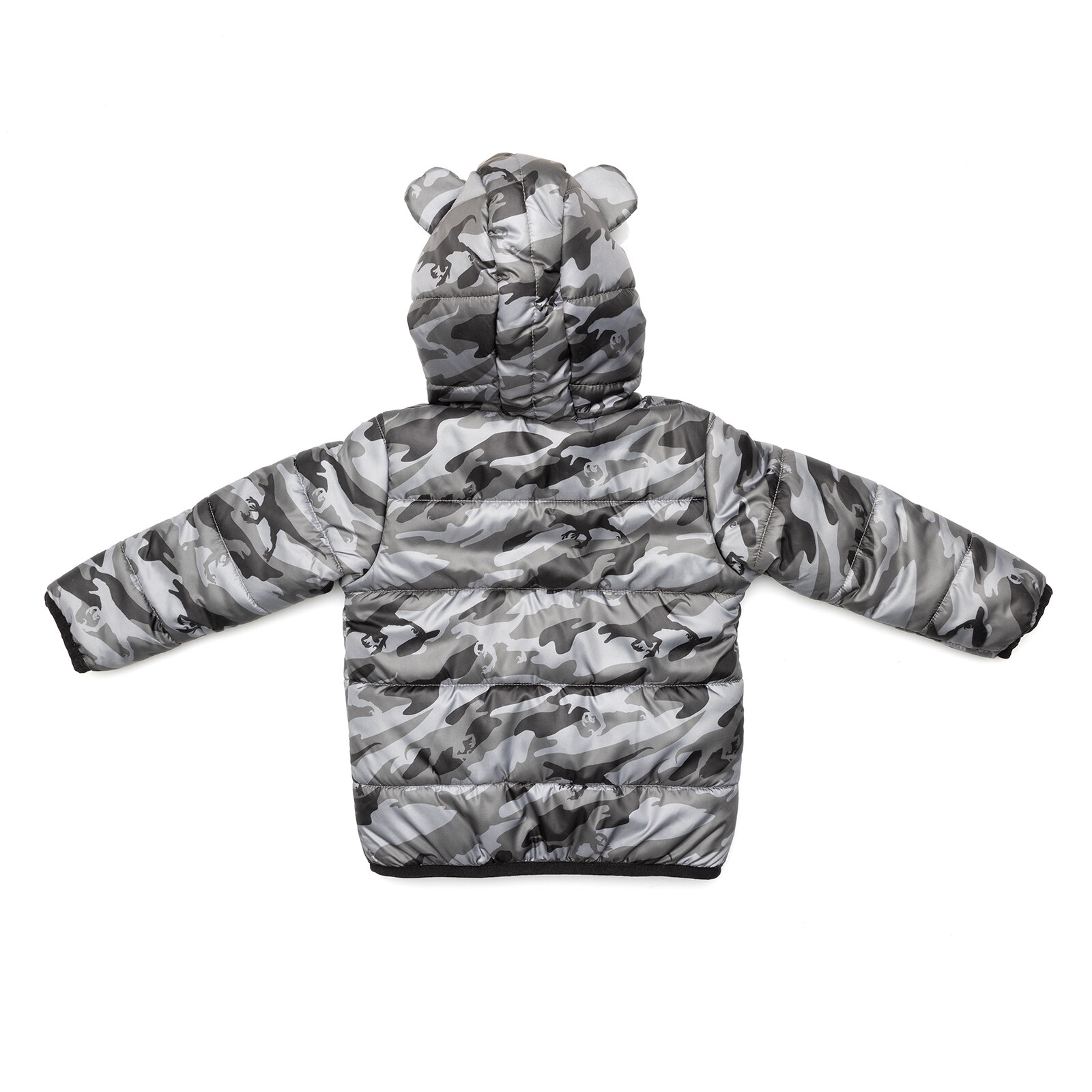 Basic Metraj Baskılı Kulaklı Kapüşonlu Mont Erkek Bebek Basic Metraj Baskılı Kulaklı Kapüşonlu Mont Erkek Bebek