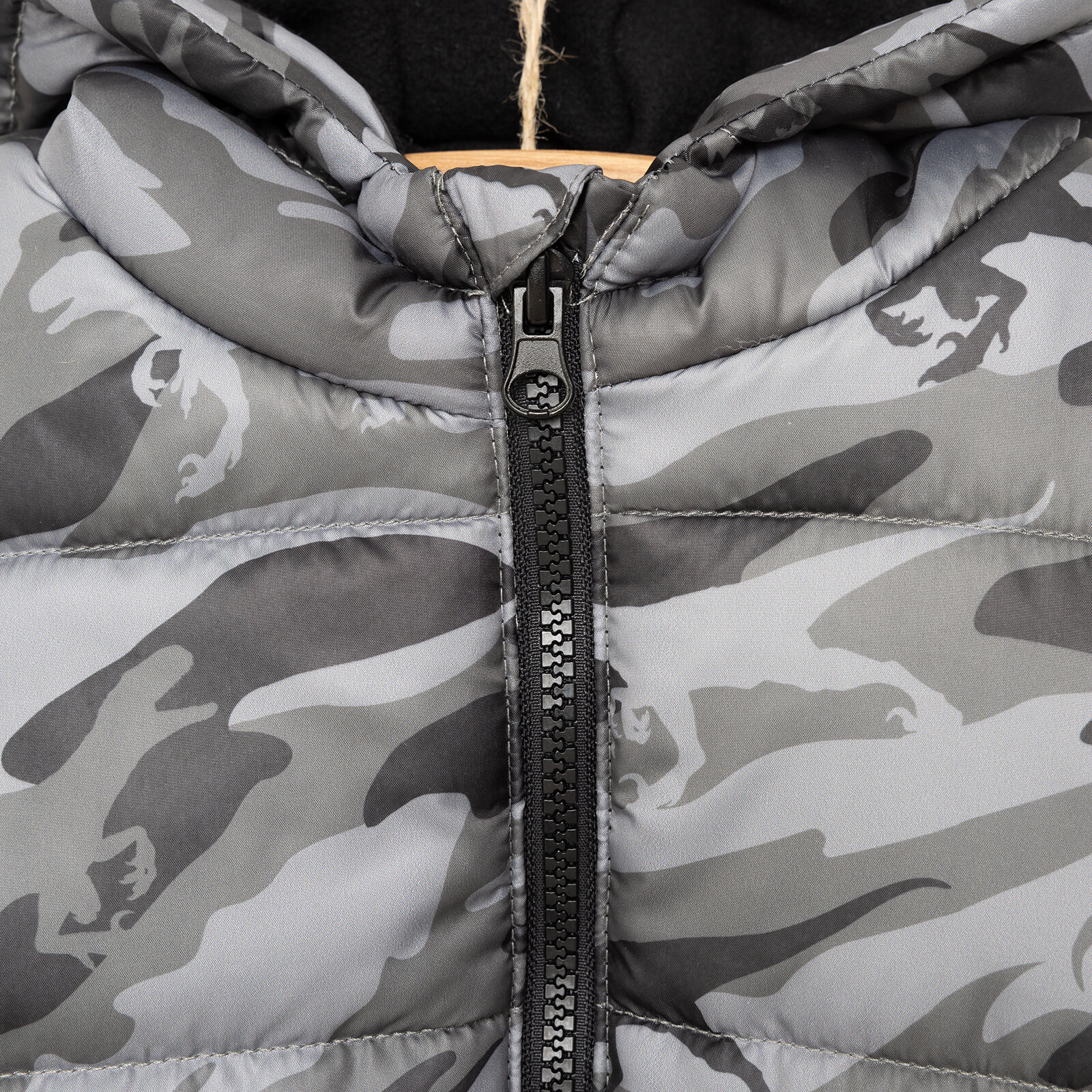 Basic Metraj Baskılı Kulaklı Kapüşonlu Mont Erkek Bebek Basic Metraj Baskılı Kulaklı Kapüşonlu Mont Erkek Bebek