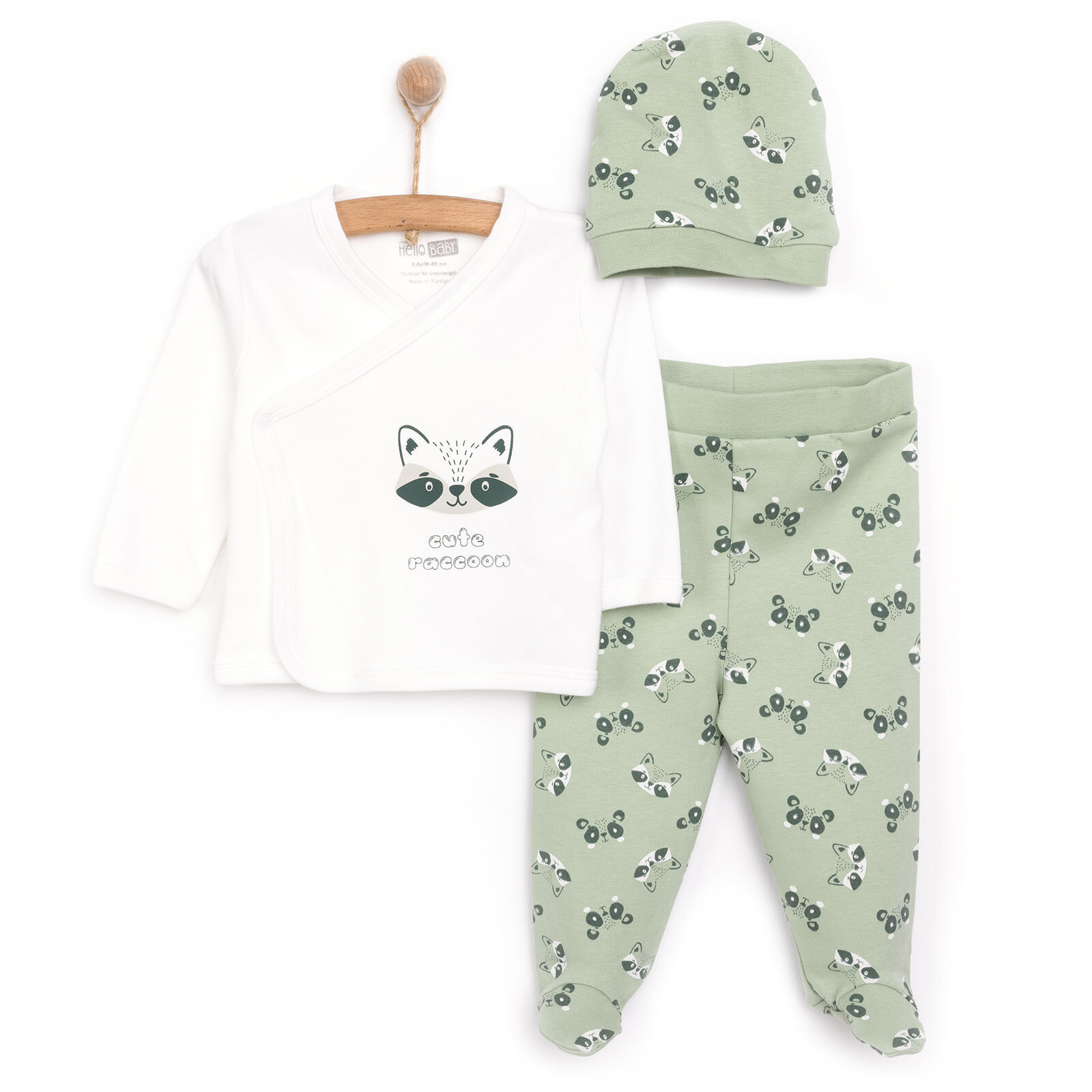 Yenidoğan Zıbın-Şapka-Patikli Alt Erkek Bebek Yenidoğan Zıbın-Şapka-Patikli Alt Erkek Bebek