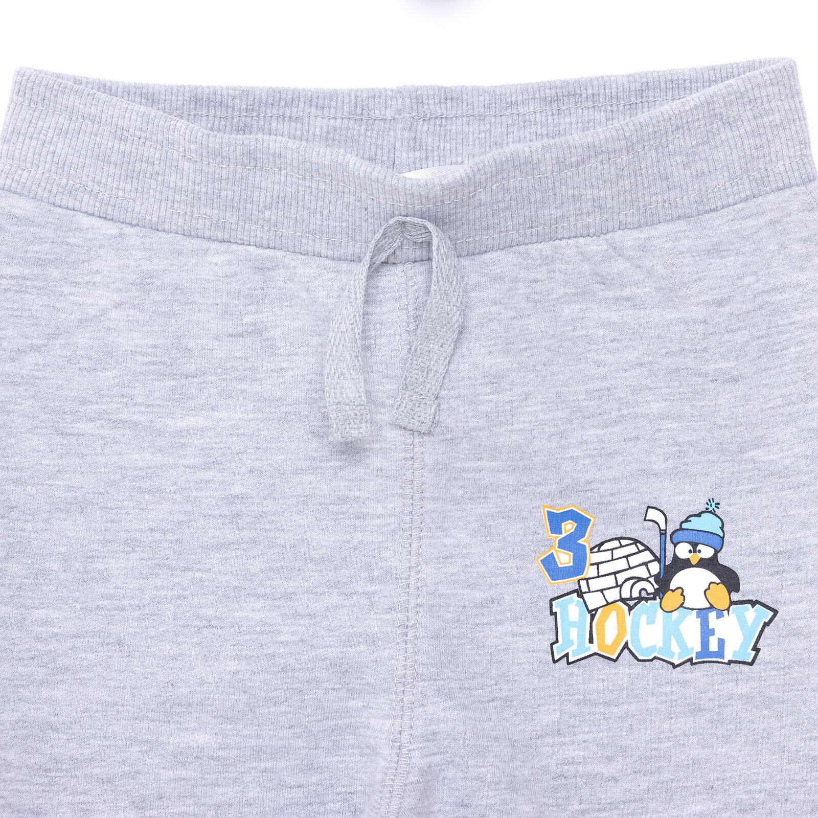 Basic Az Şardonlu Buz Hokeyi ve Penguen Baskılı Eşofman Alt Unisex Basic Az Şardonlu Buz Hokeyi ve Penguen Baskılı Eşofman Alt Unisex