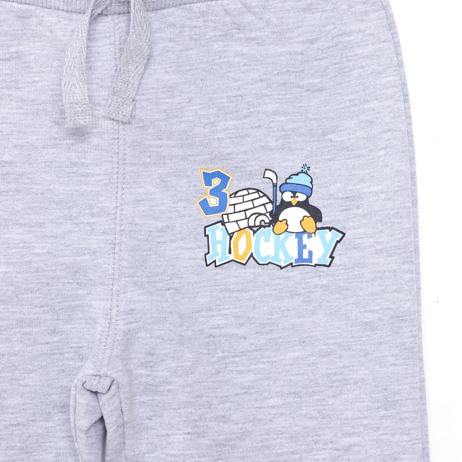 Basic Az Şardonlu Buz Hokeyi ve Penguen Baskılı Eşofman Alt Unisex Basic Az Şardonlu Buz Hokeyi ve Penguen Baskılı Eşofman Alt Unisex