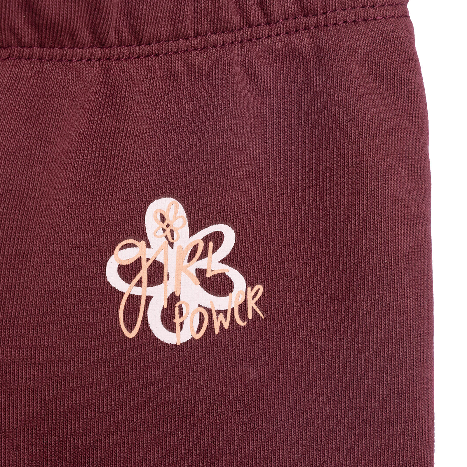 Basic Üç İplik Baskılı Eşofman Alt Kız Bebek