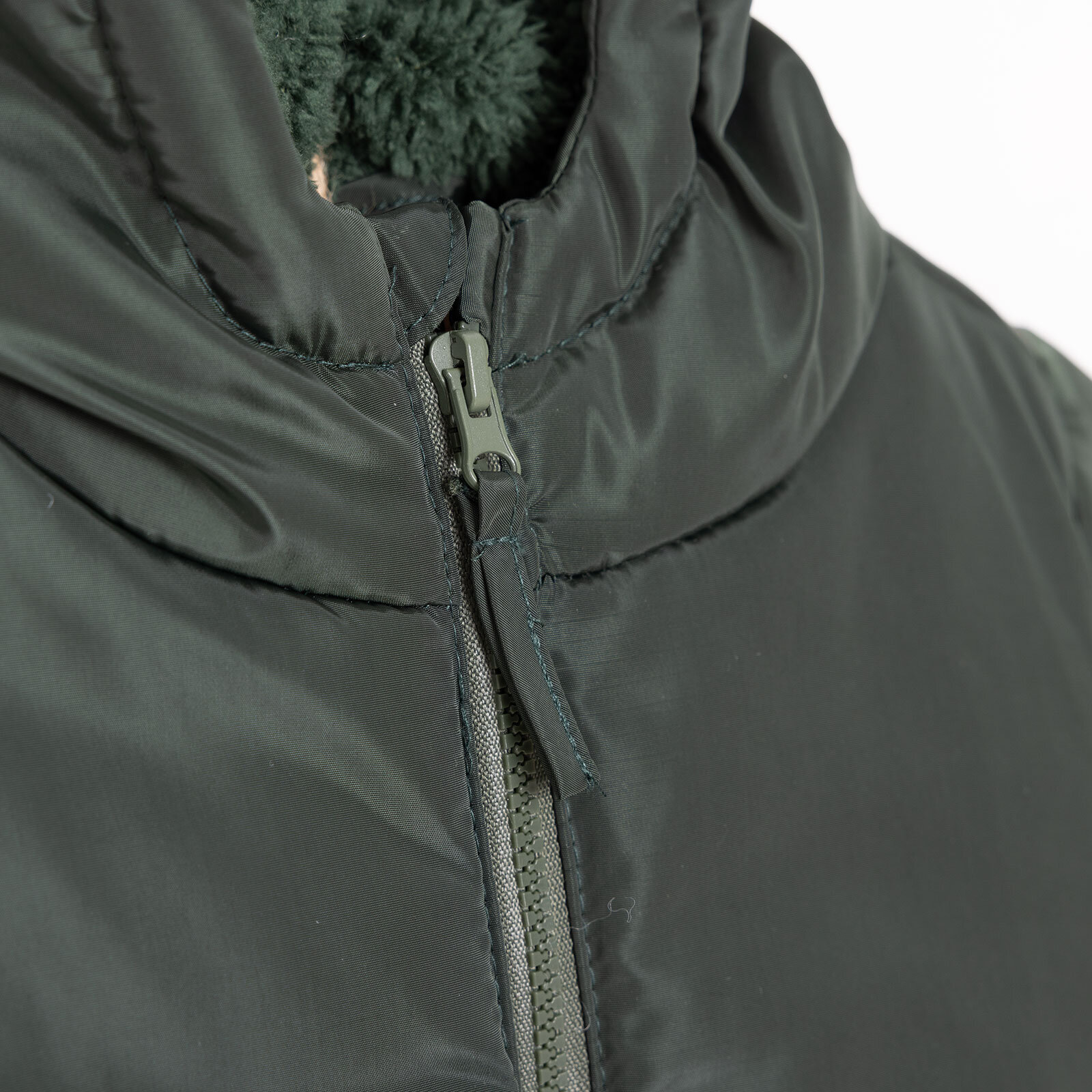 Erkek Bebek Kapüşonlu Mont Micro Kumaş Fermuarlı Non-Basic Hakim Yaka Uzun Kol