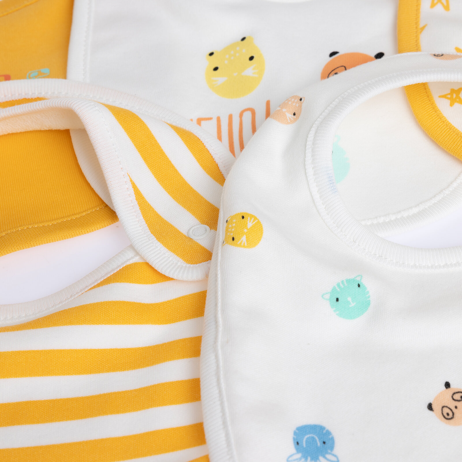 5'li Arkası Havlu Önlük / Jungle-Sarı