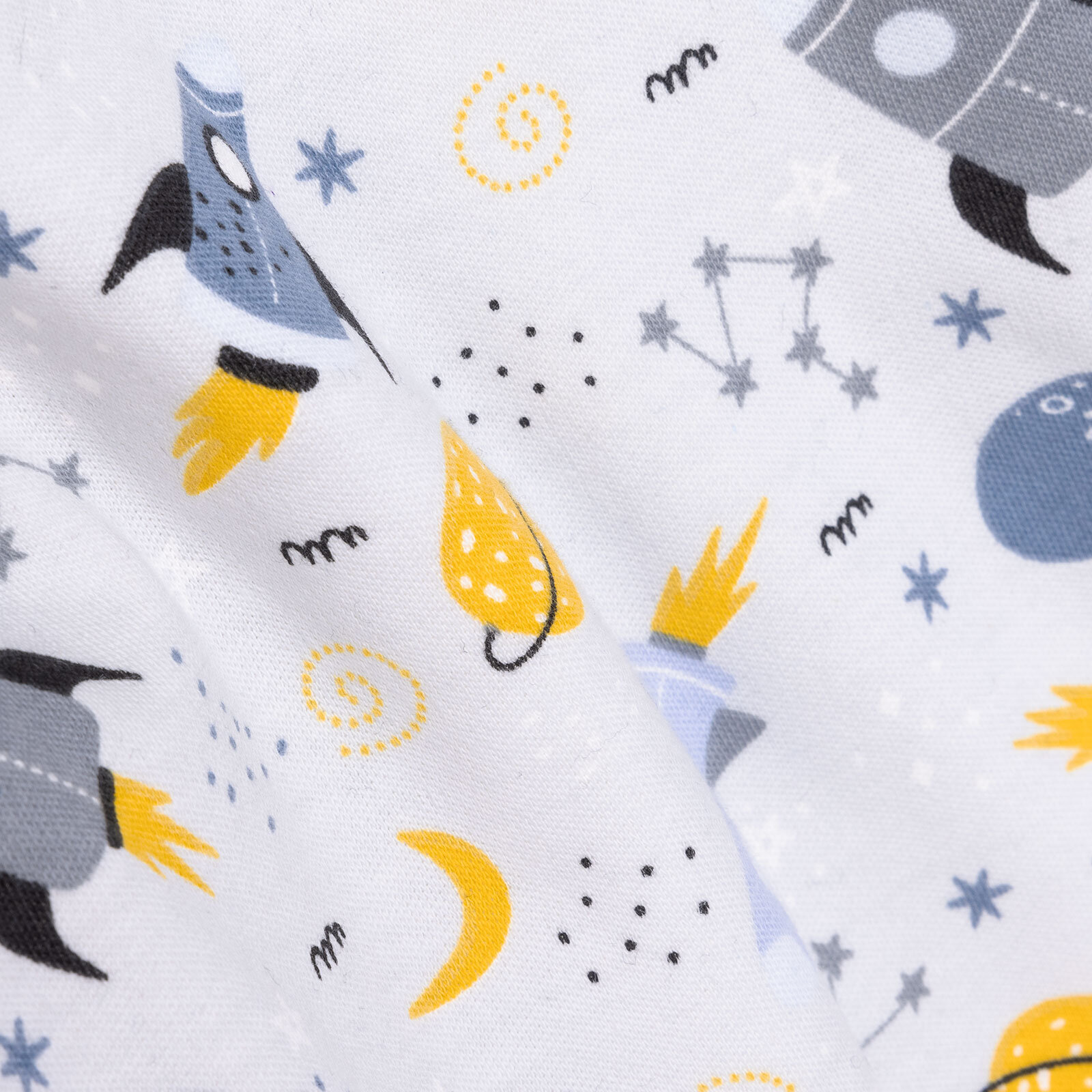 Unisex Uyku Tulum İnterlok Uzay Fügürlü Fermuarlı 1 Tog Uzun Kol Ekru Unisex Uyku Tulum İnterlok Uzay Fügürlü Fermuarlı 1 Tog Uzun Kol Ekru