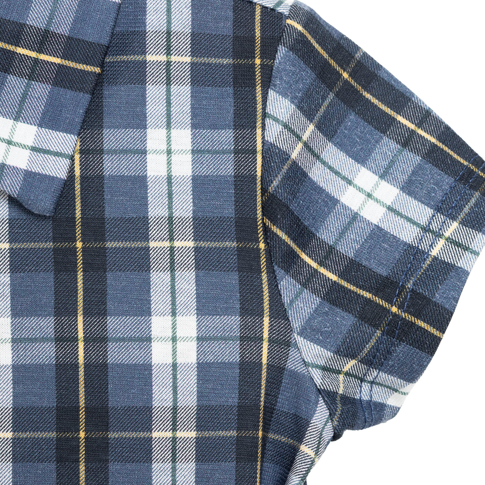 Erkek Bebek Pijama Takım Süprem Düğmeli Polo Yaka Kısa Kol Lacivert