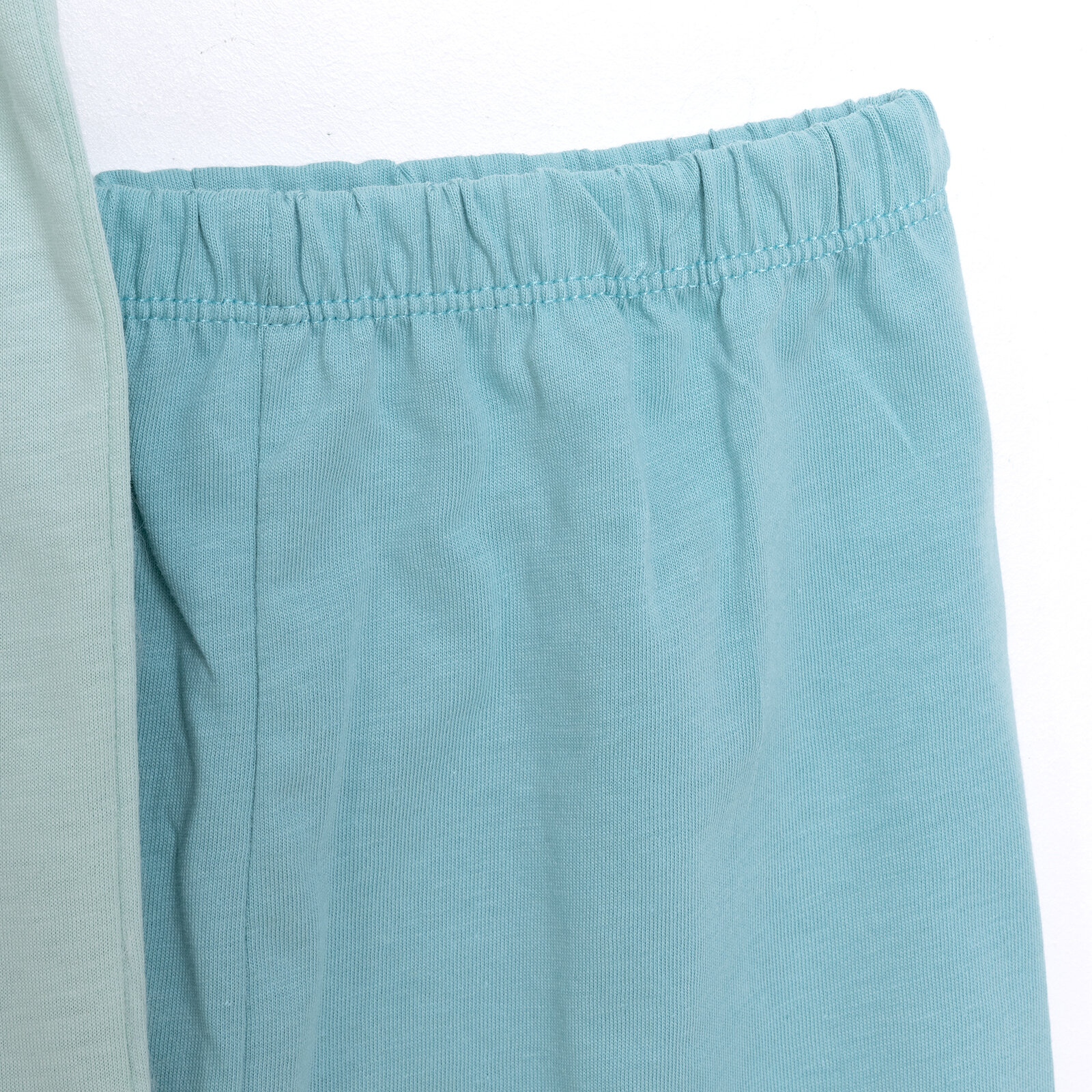 Erkek Bebek  Kısa Kol Şortlu Pijama Takımı Zürafa Desen Bisiklet Yaka Açık Yeşil