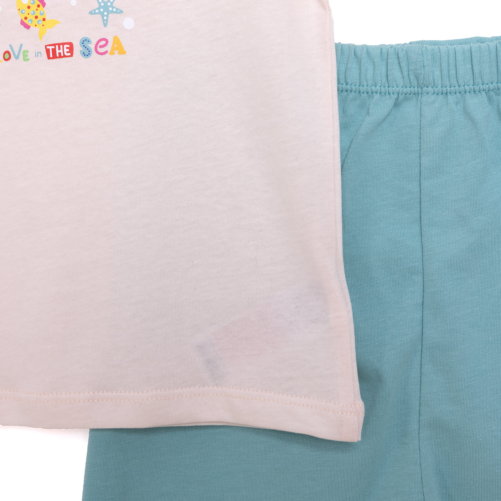 Kız Kısa Kol Pijama Takımı Kız Bebek Kız Kısa Kol Pijama Takımı Kız Bebek