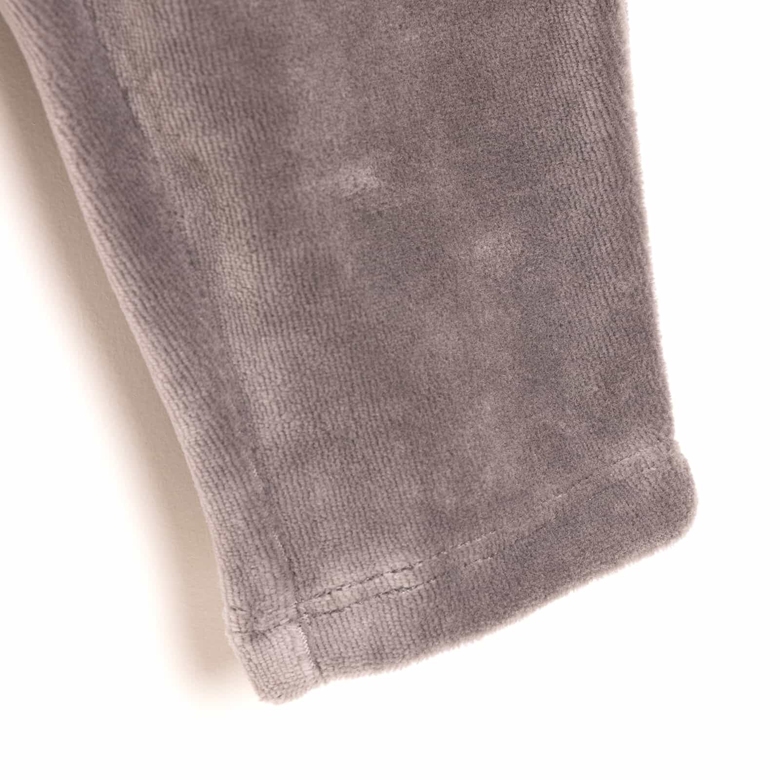 Erkek Bebek Eşofman Alt Fitilli Kadife Örme Kumaş Reçme Paça