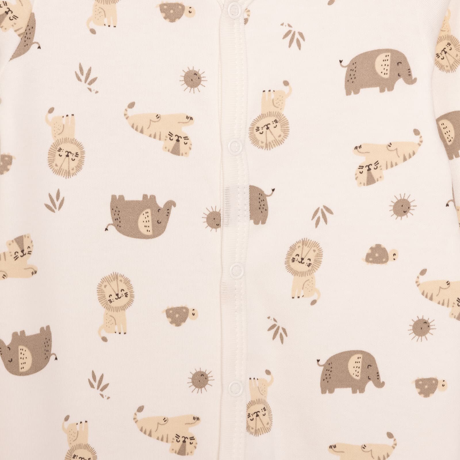 Yenidoğan Hayvanlar Baskılı Erkek Tulum-Şapka Erkek Bebek Yenidoğan Hayvanlar Baskılı Erkek Tulum-Şapka Erkek Bebek