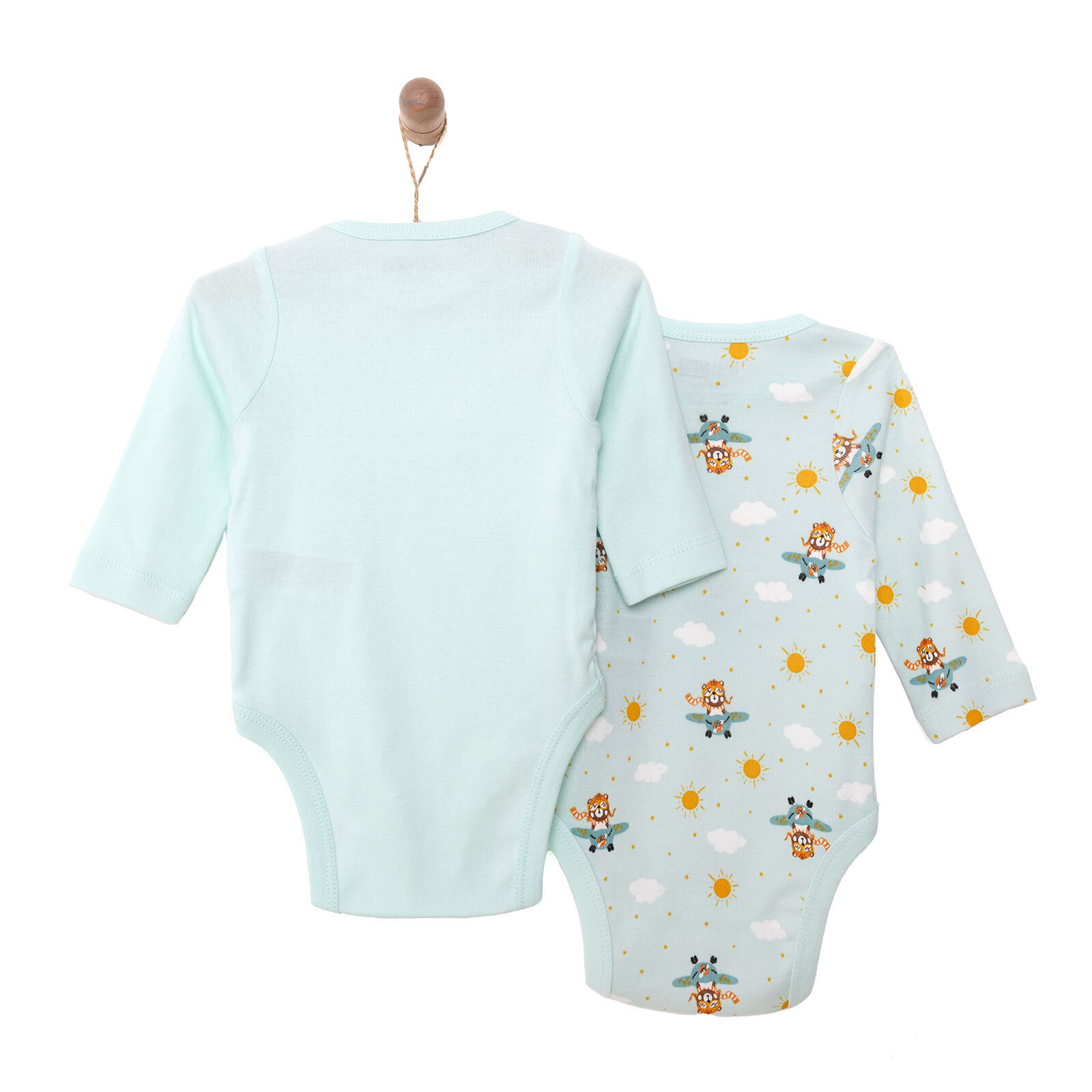 Erkek 2li Uzun Kol Body Erkek Bebek