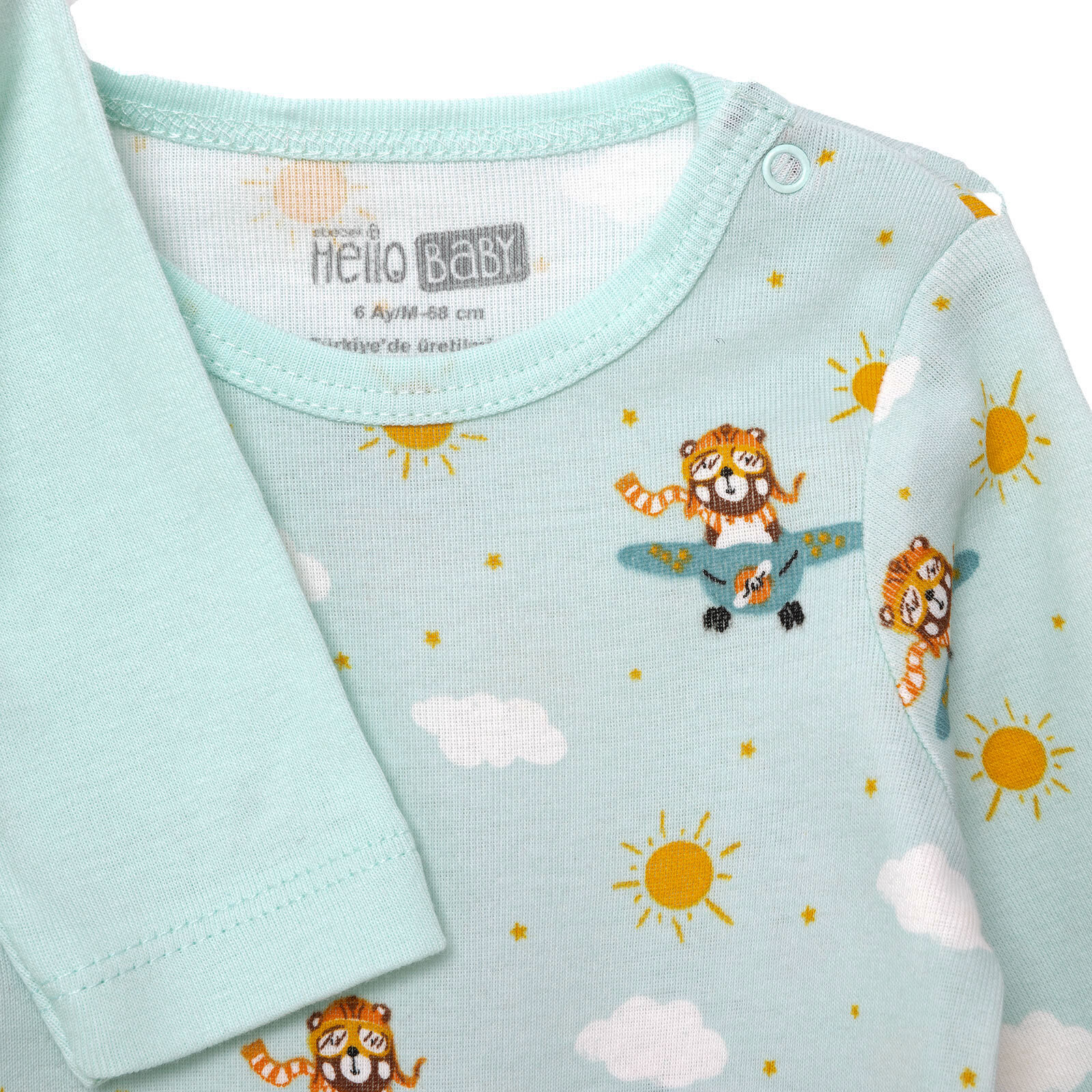 Erkek 2li Uzun Kol Body Erkek Bebek