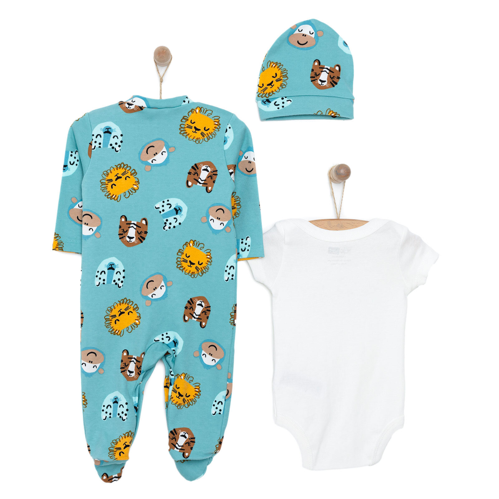 Erkek Tulum-Body-Şapka Erkek Bebek Erkek Tulum-Body-Şapka Erkek Bebek