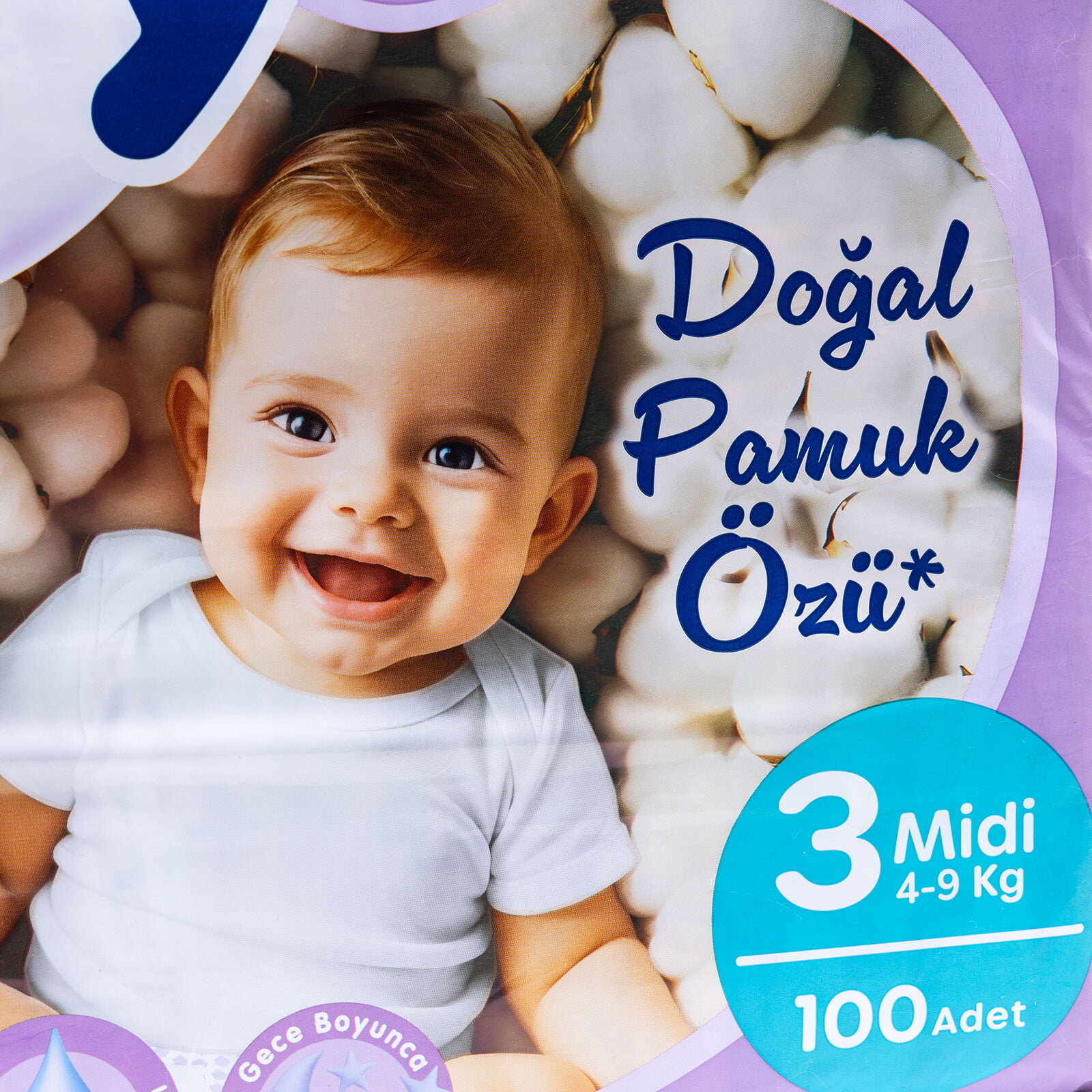 Midi 3 Numara Bebek Bezi 100Ad