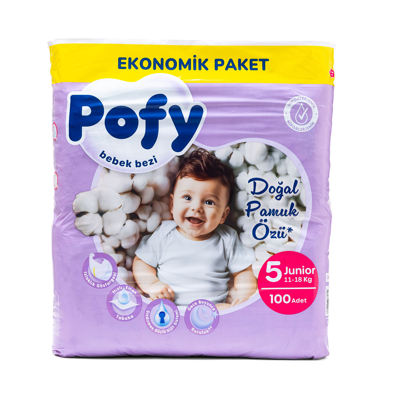 Junior 5 Numara Bebek Bezi 100 Ad
