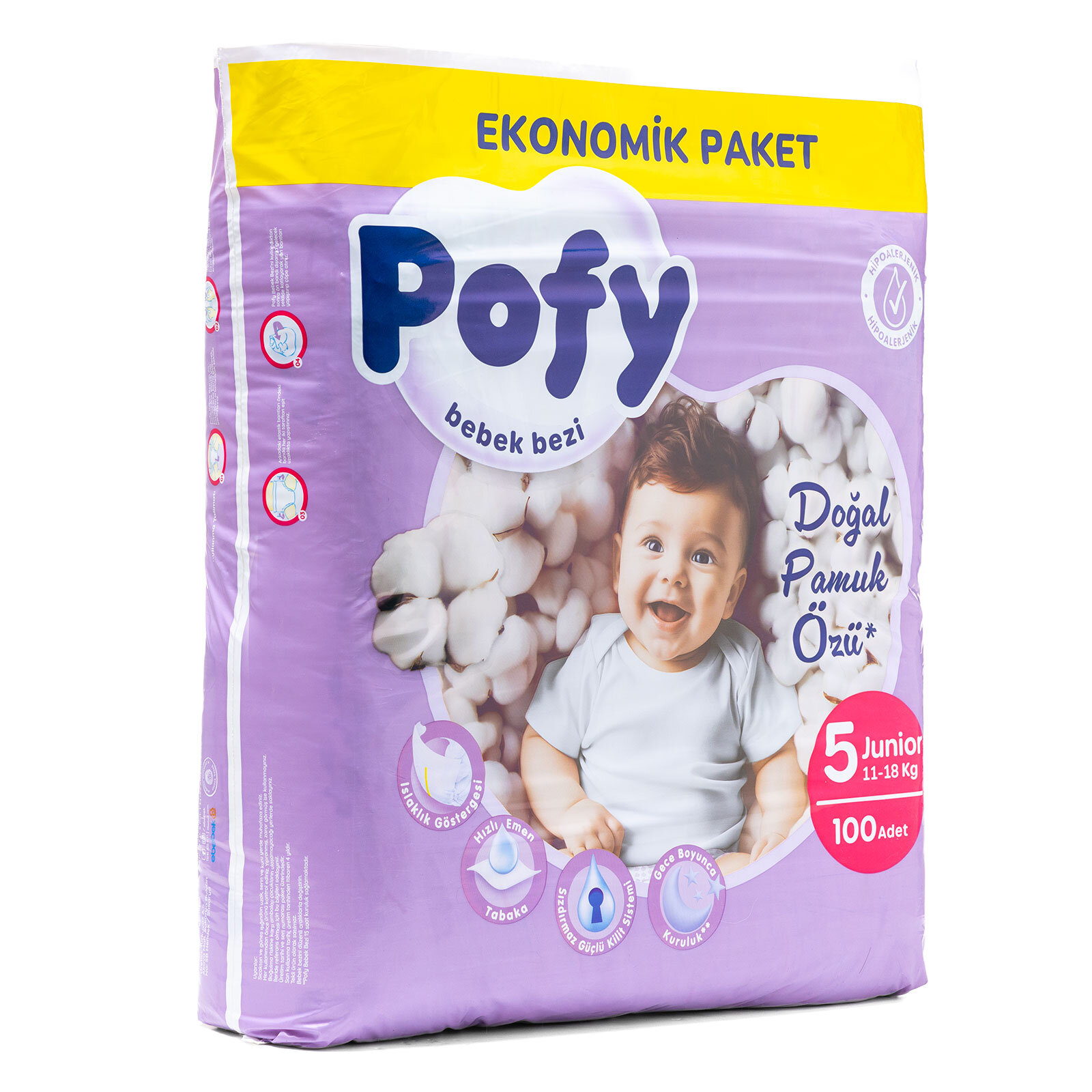 Junior 5 Numara Bebek Bezi 100 Ad