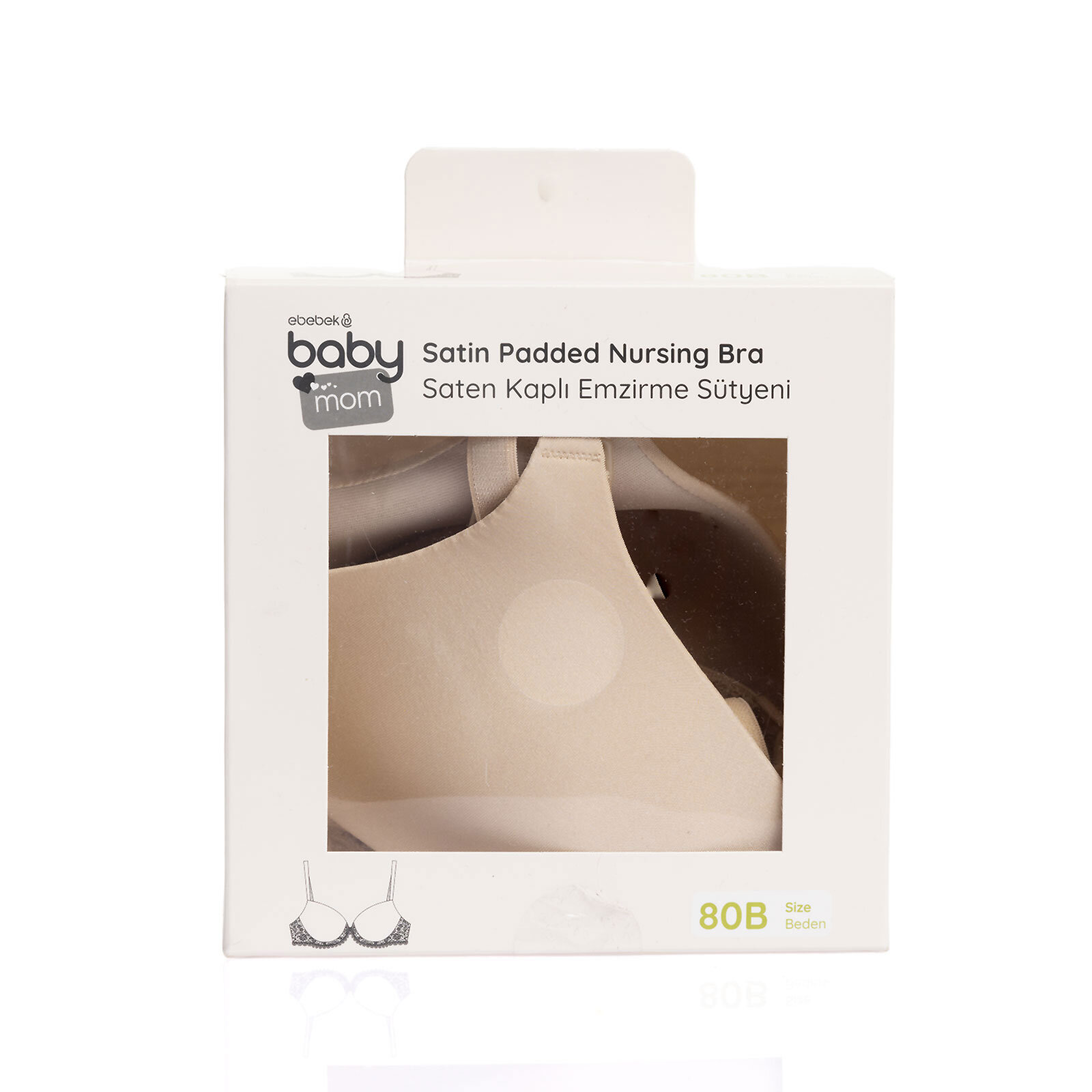 Saten Kaplı Emzirme Sütyeni Anne Giyim