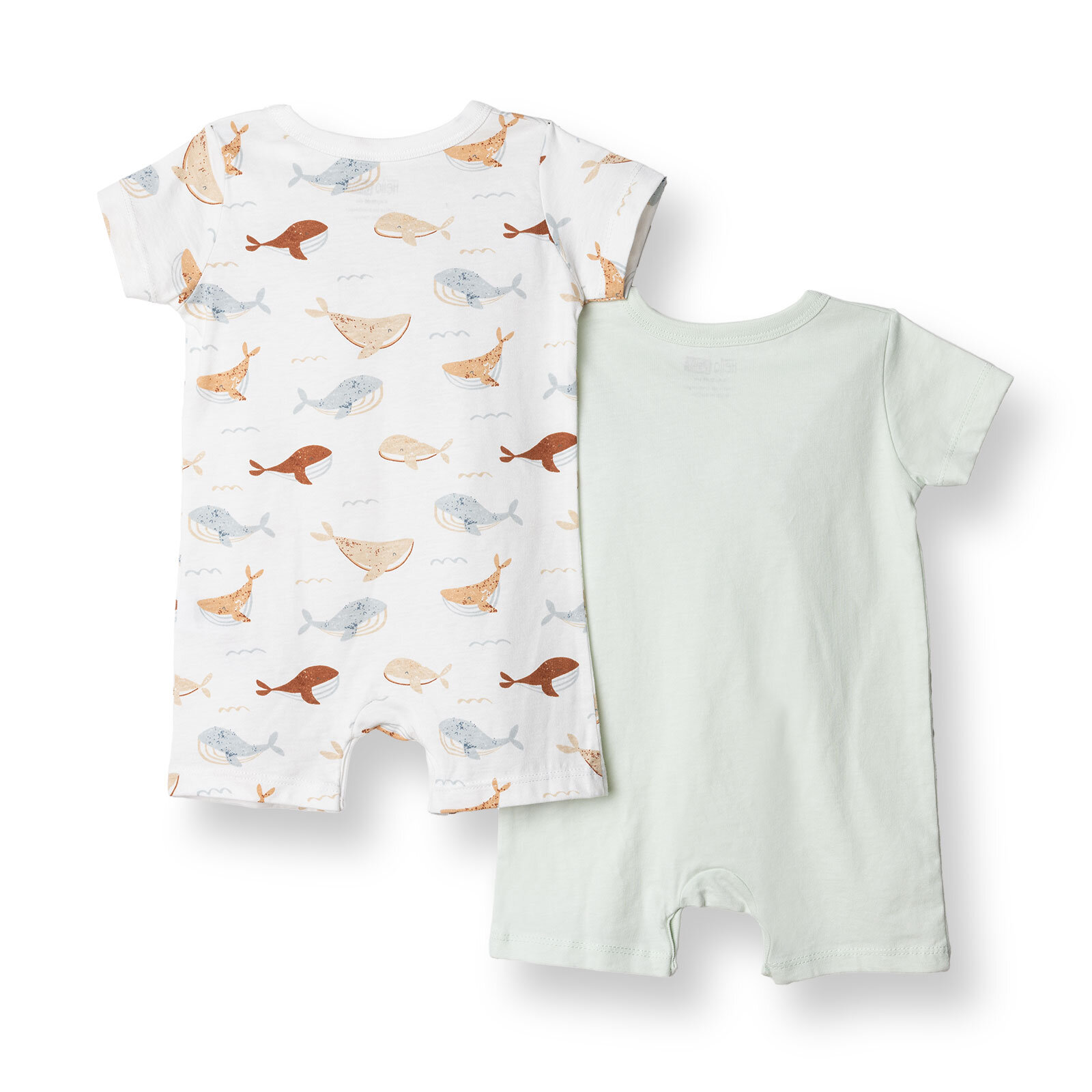 Yenidoğan Erkek 2li Kısa Tulum Erkek Bebek