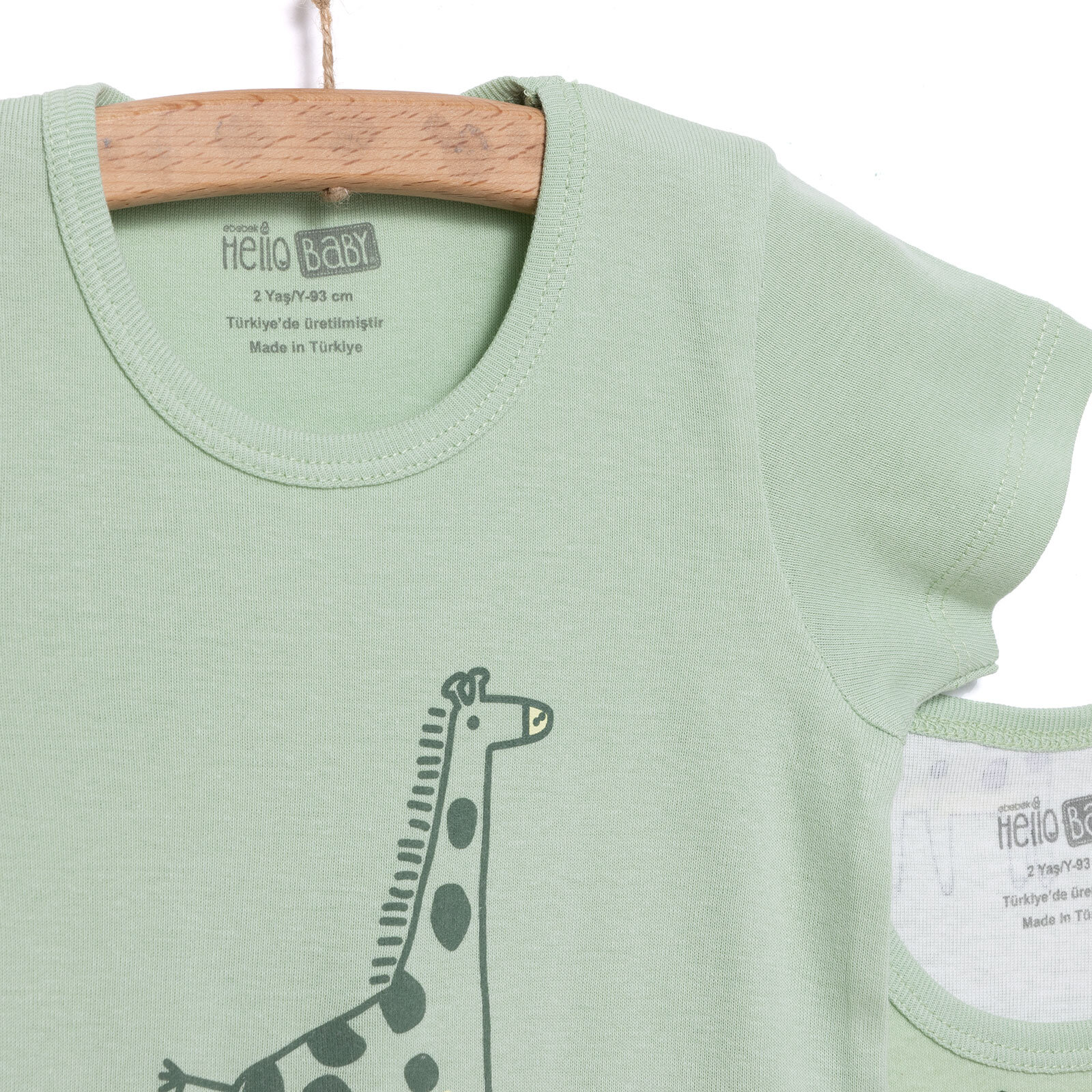 Erkek 2li Kısa Kol Body Erkek Bebek