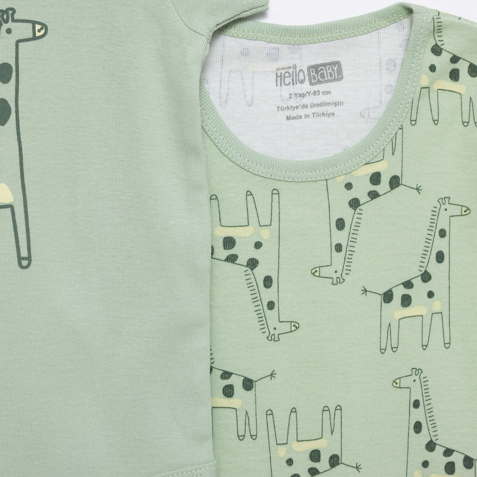 Erkek 2li Kısa Kol Body Erkek Bebek