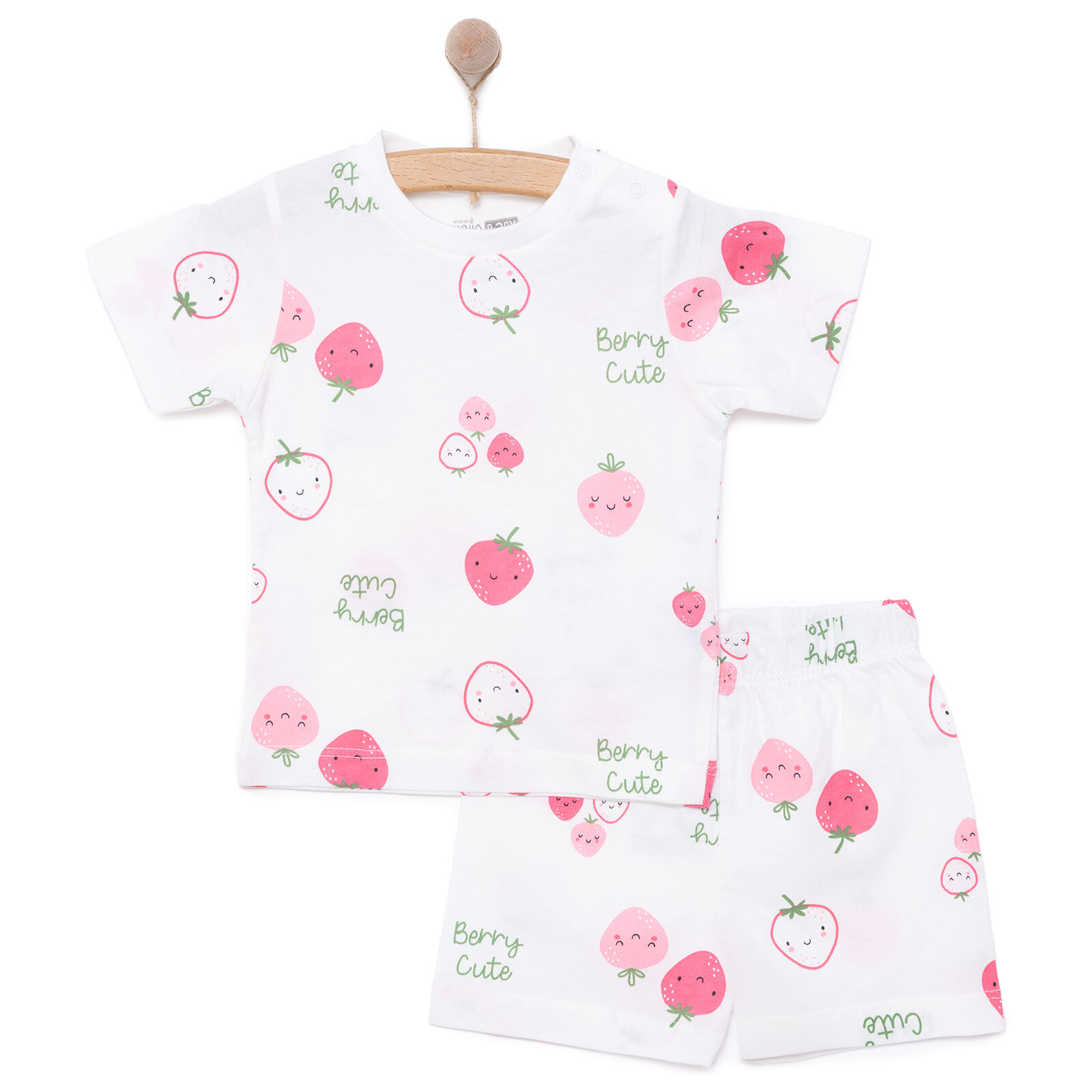 Kız Kısa Kol Pijama Takımı Kız Bebek