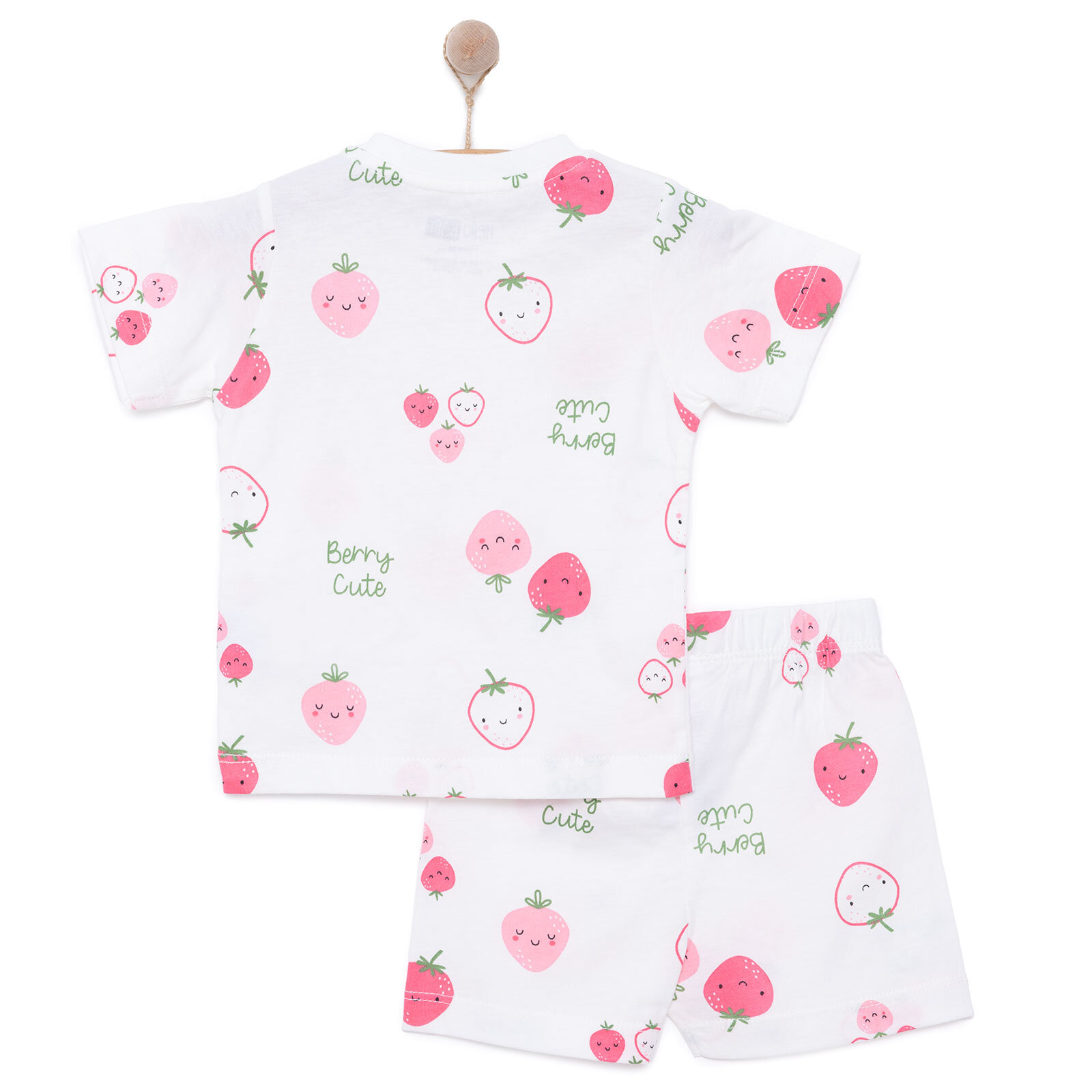 Kız Kısa Kol Pijama Takımı Kız Bebek