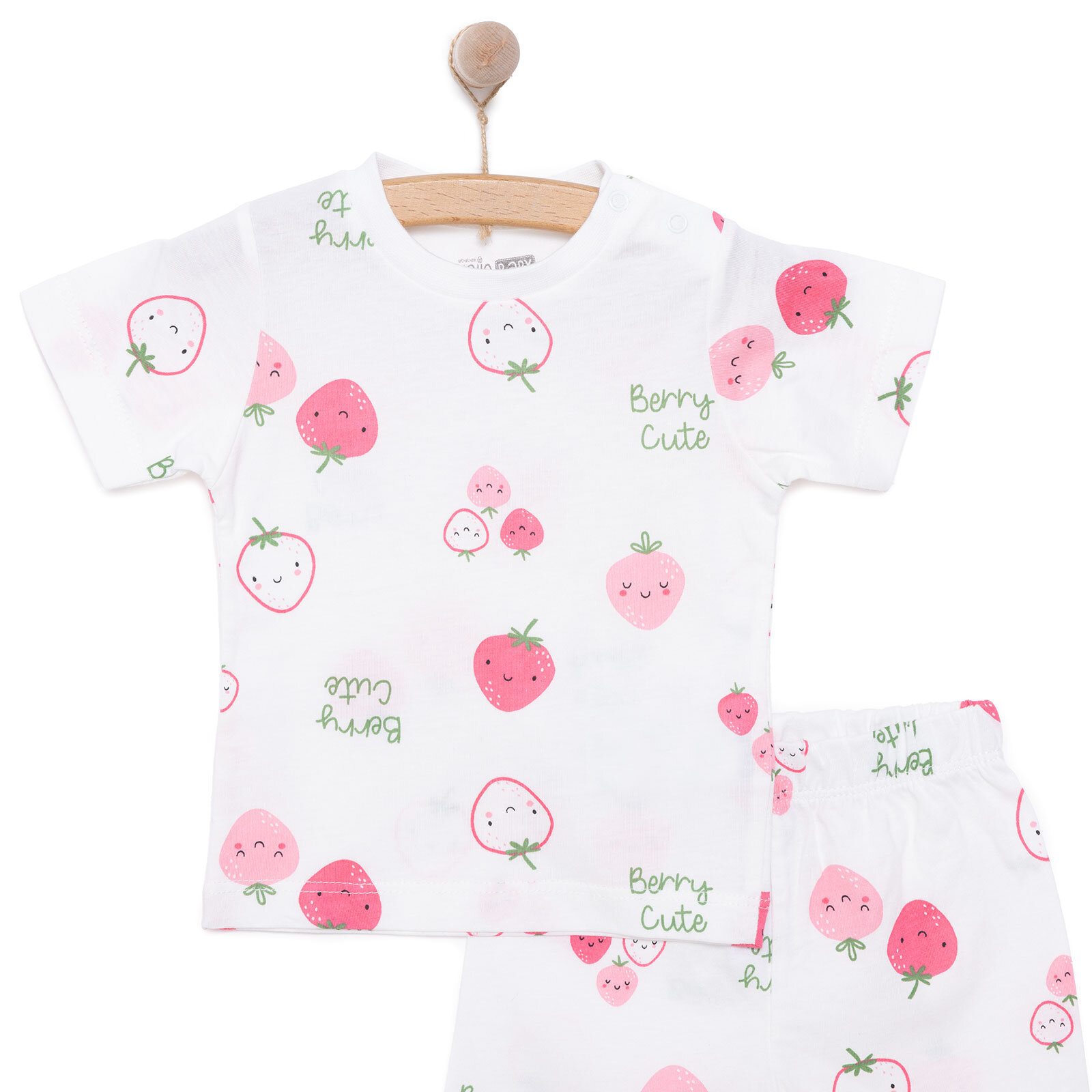 Kız Kısa Kol Pijama Takımı Kız Bebek