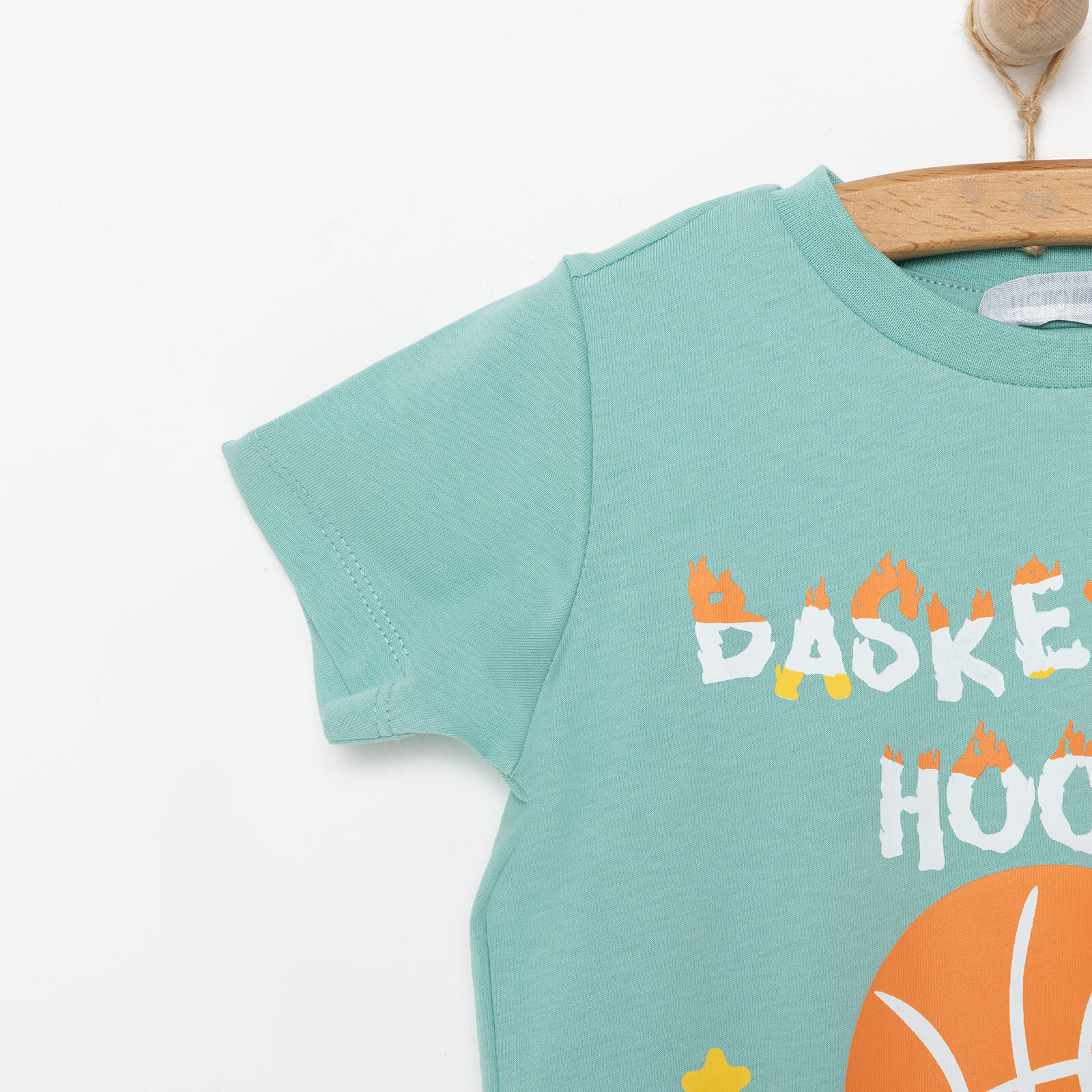 Basic Erkek Basketbol Baskılı Şortlu Takım Erkek Bebek