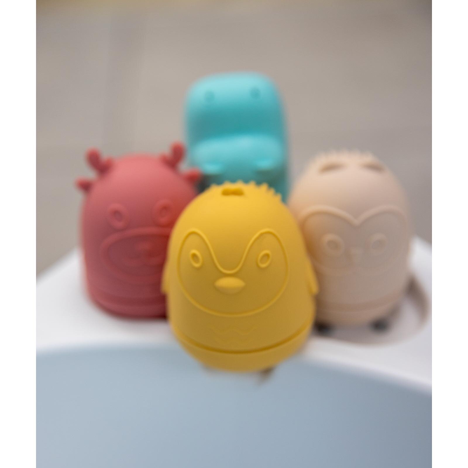 Oyuncaklı Yumuşak Silikon Bebek Saç ve Vücut Yıkama Arkadaşları 4'lü Oyuncaklı Yumuşak Silikon Bebek Saç ve Vücut Yıkama Arkadaşları 4'lü