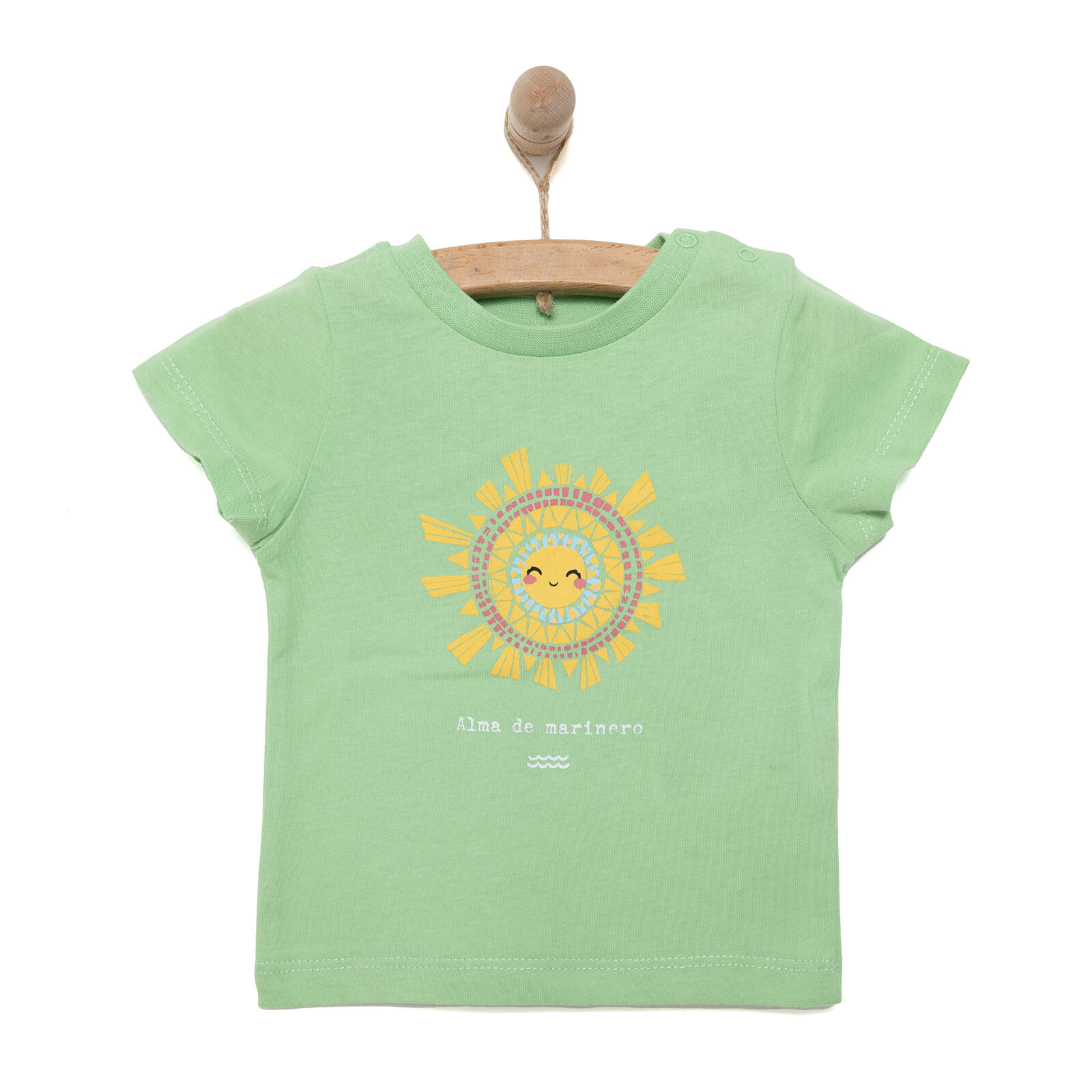 Basic Güneş Baskılı Tshirt Erkek Bebek