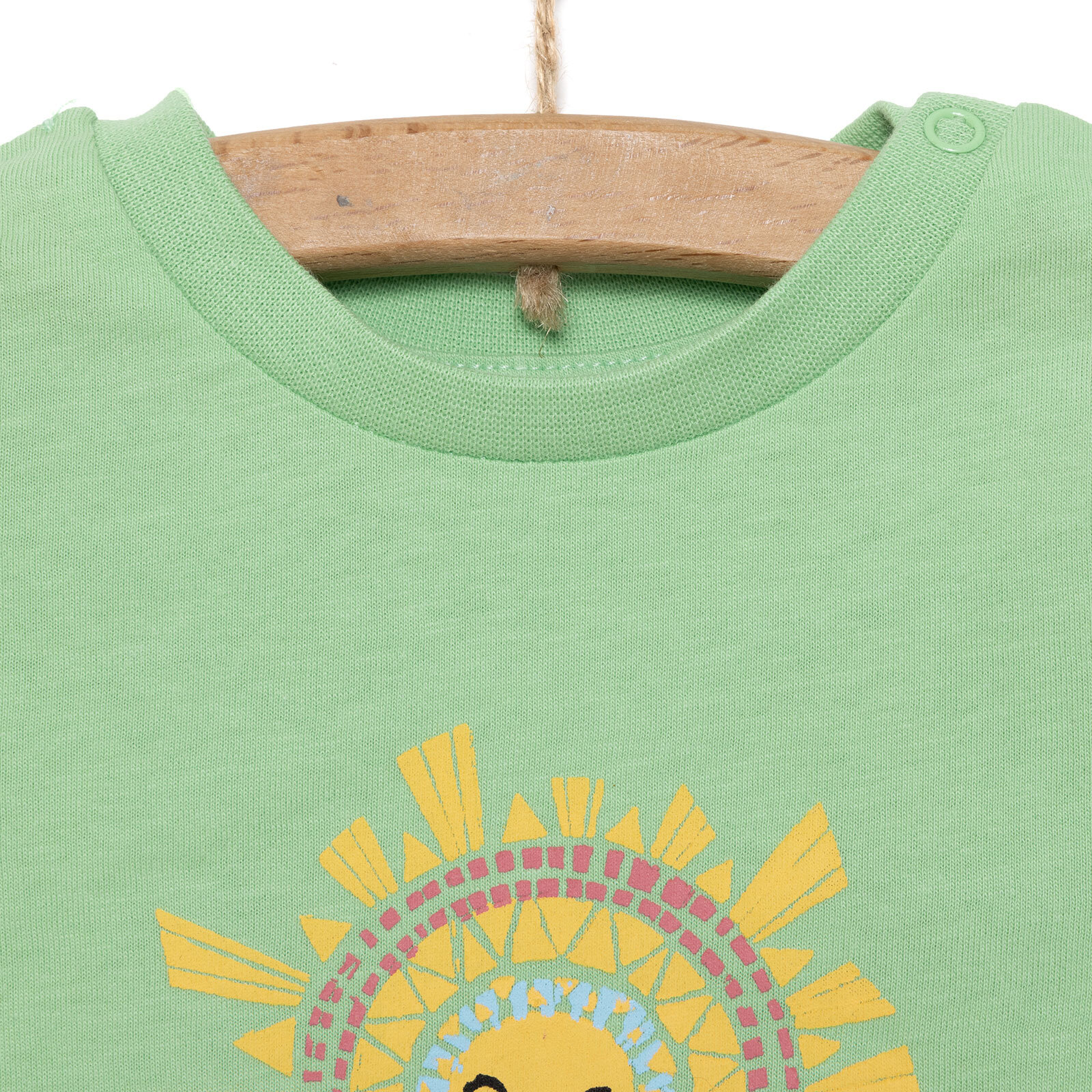 Basic Güneş Baskılı Tshirt Erkek Bebek