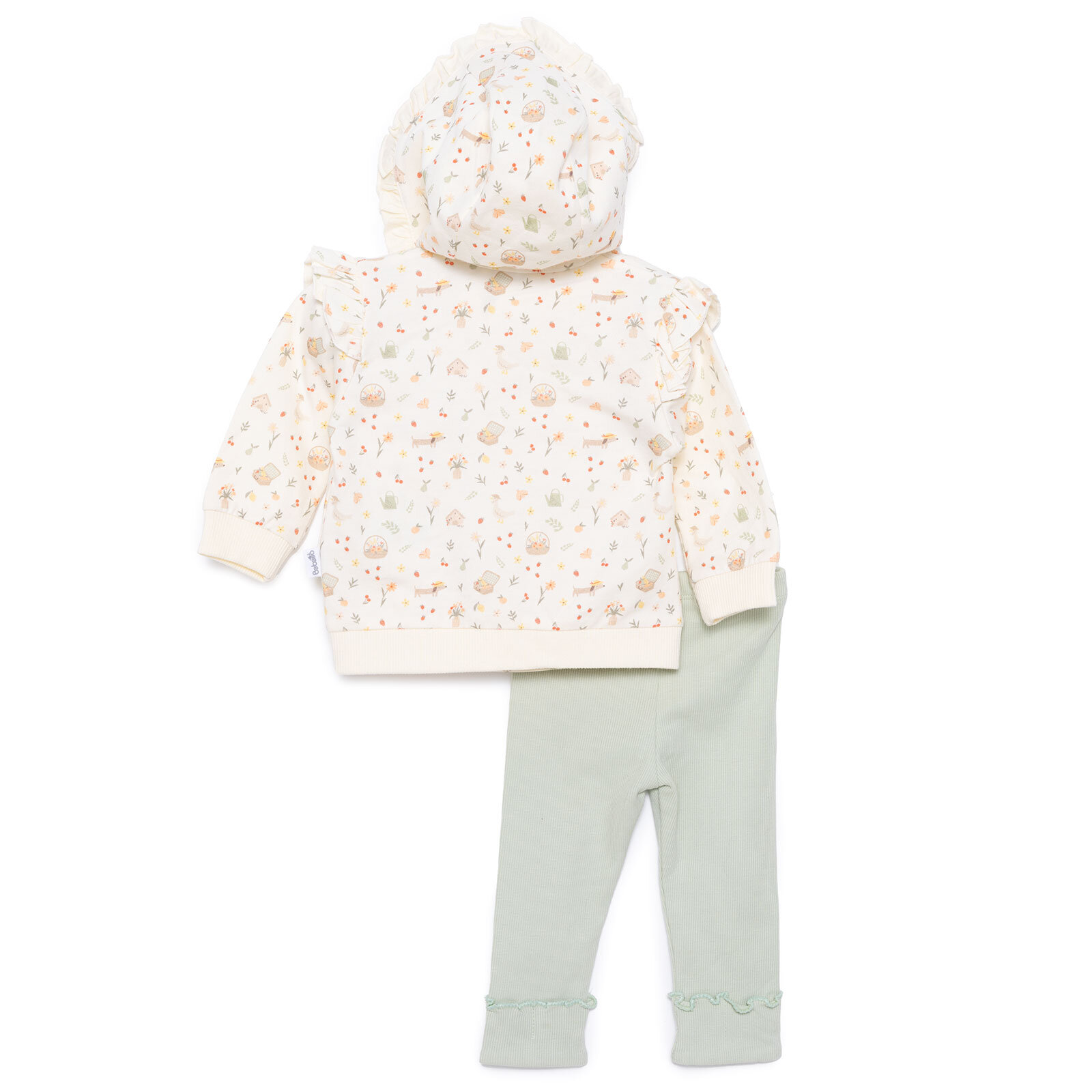 Yenidoğan Cute Duck Hırka Tshirt Tayt Kız Bebek Yenidoğan Cute Duck Hırka Tshirt Tayt Kız Bebek