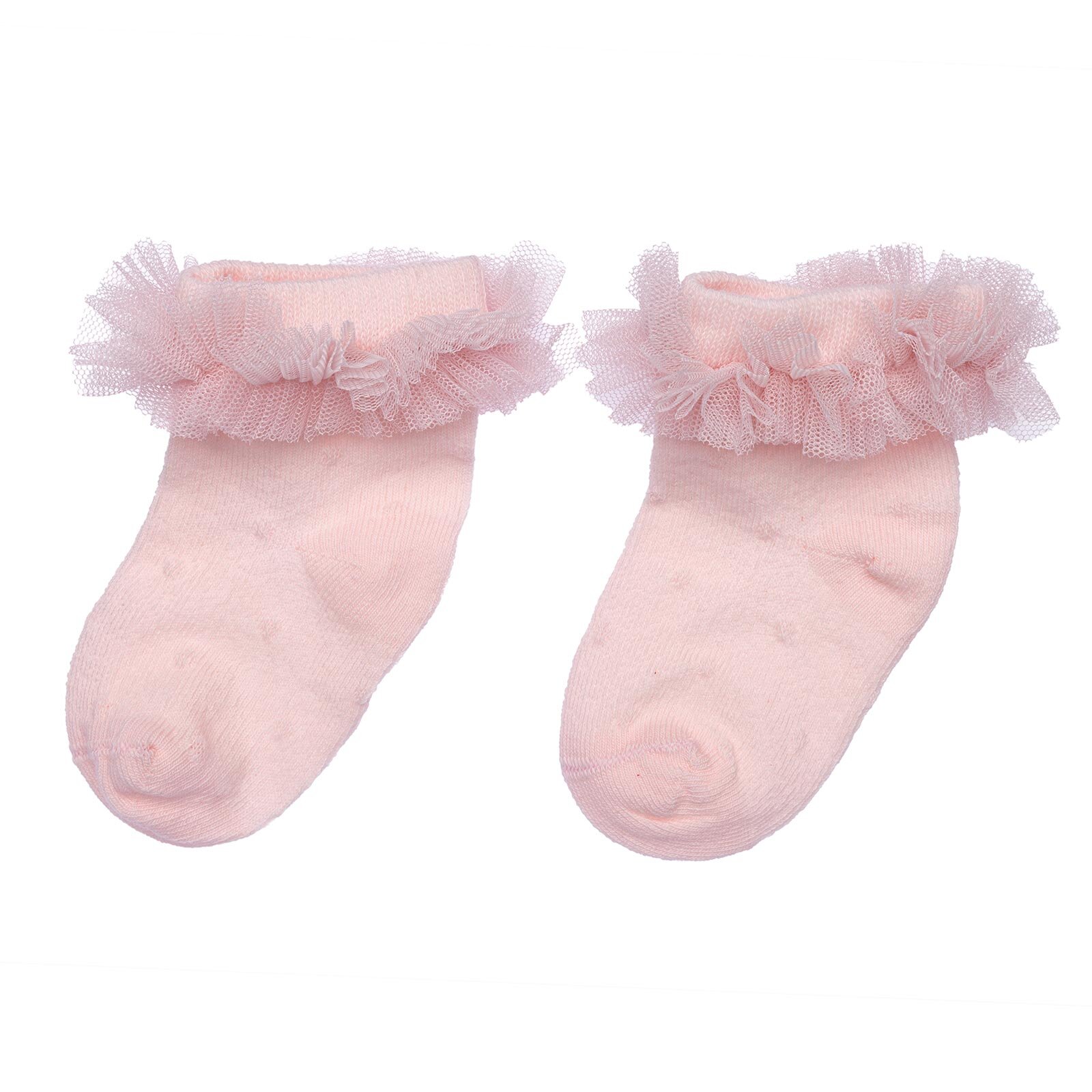 Kız Dantelli Çorap Kız Bebek