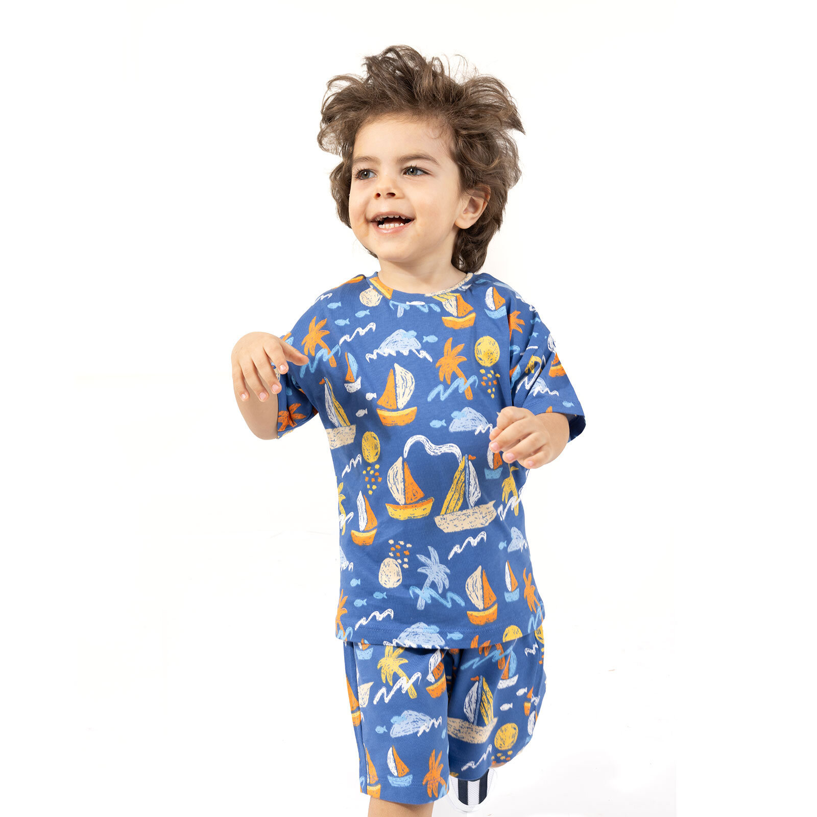 Little Sailor Erkek Tshirt-Şort Erkek Bebek