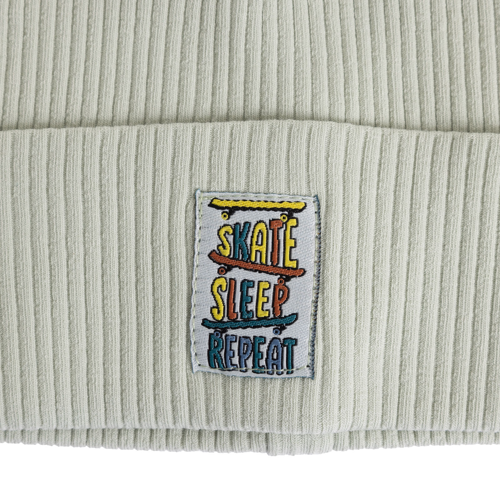 Skate Sleep Repeat Erkek Kaşkorse Örme Bere Erkek Bebek