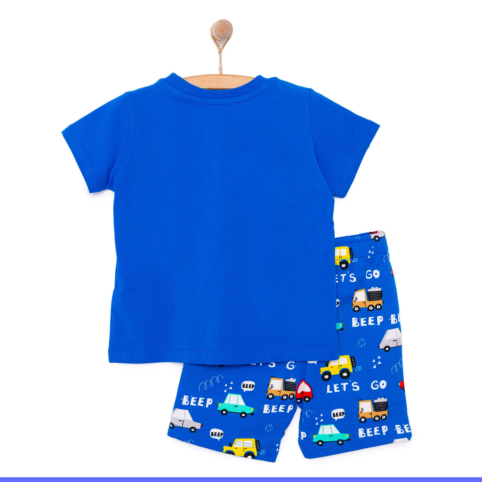 Cars&Roads Araba Baskılı Erkek Tshirt-Şort Erkek Bebek