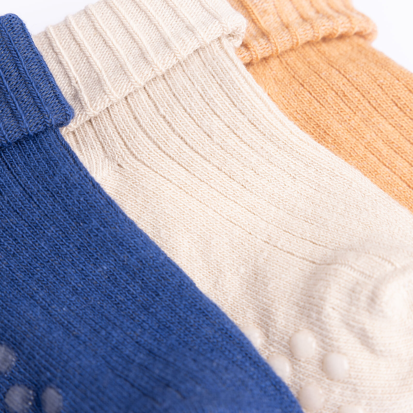 Erkek Bebek 3lü Kıvrık Çorap