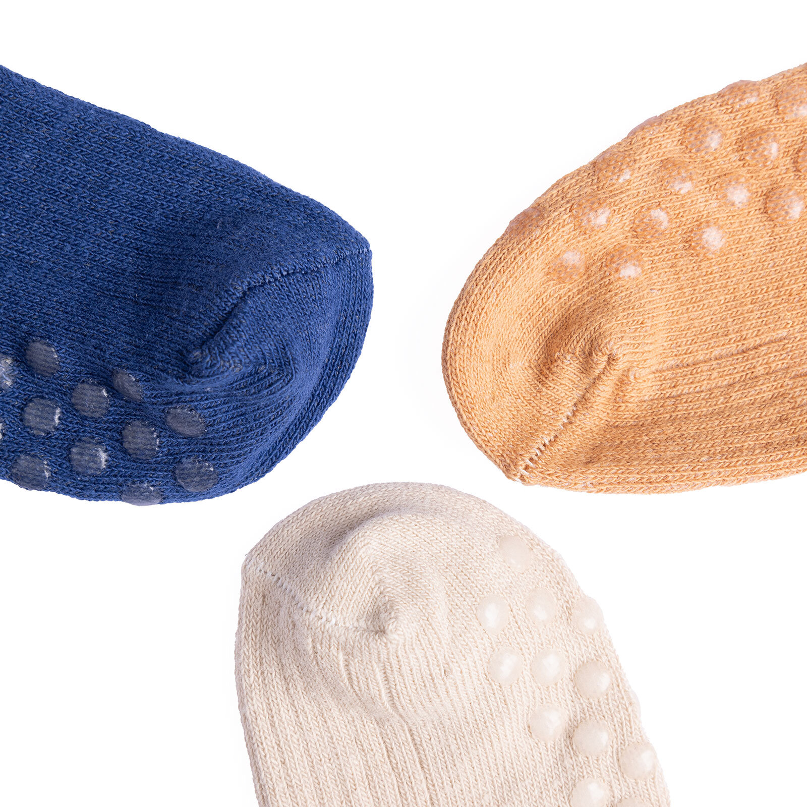 Erkek Bebek 3lü Kıvrık Çorap