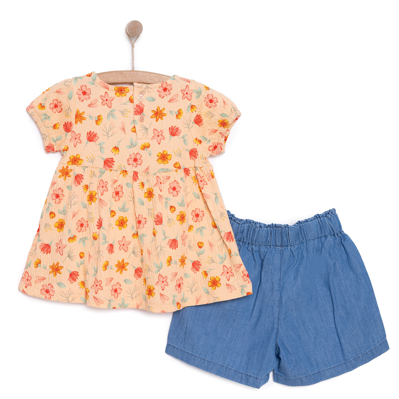 Sweet Peach Bluz-Şort